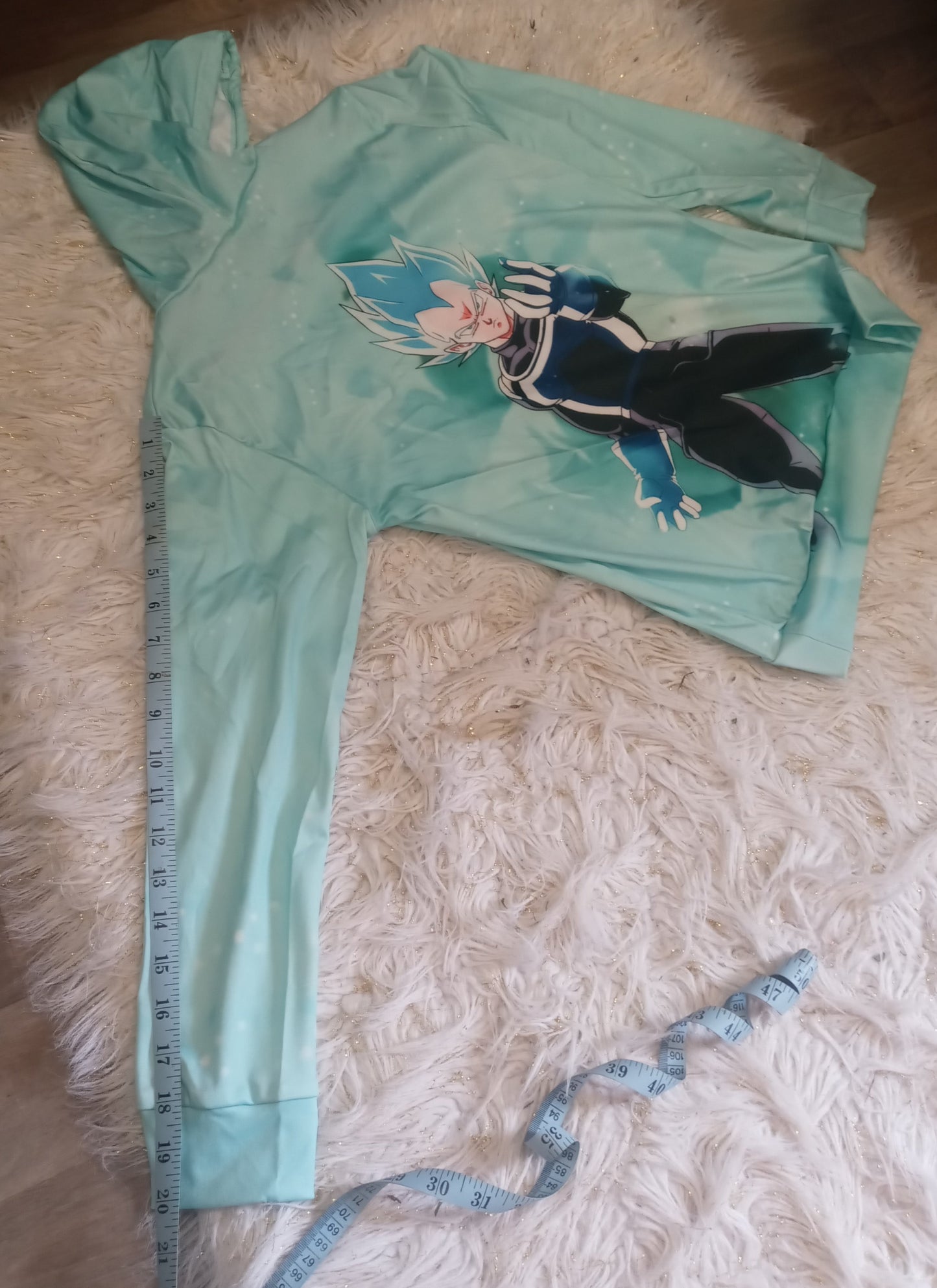 Boys Anime Dragon Ball Z Hoodie Jacket Size7/8 Colorful Light Sky/Blue "SOLD OUT" Thanks For your Purchase!