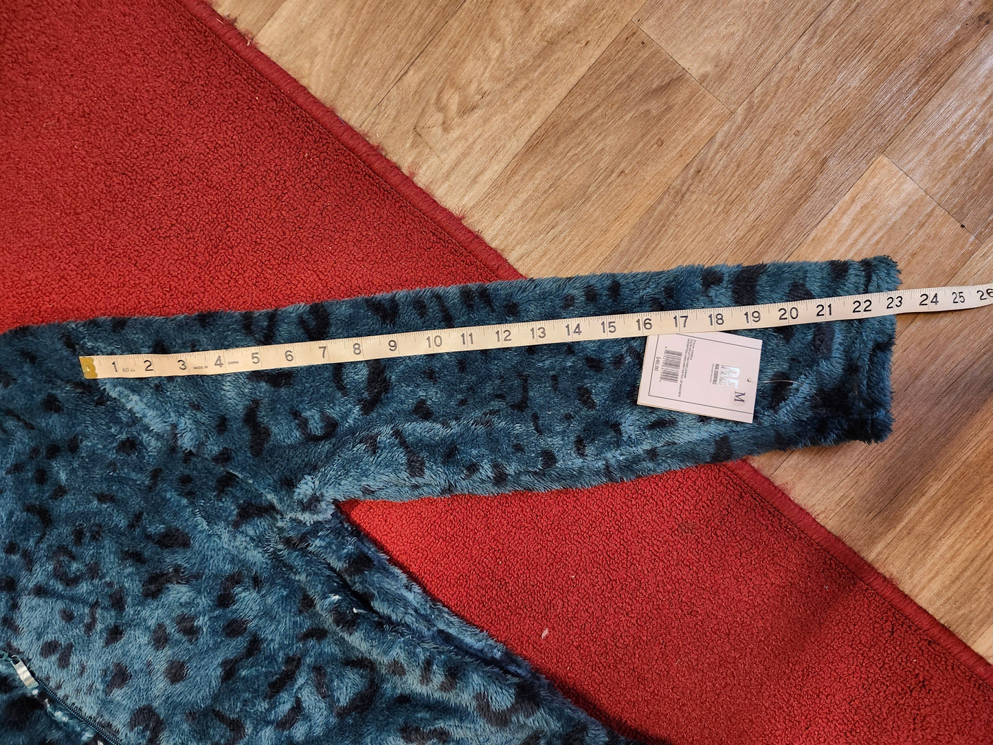 Ladies Minky Jacket Size M New With Tags By Real Essentials Full Zip Mock Neck