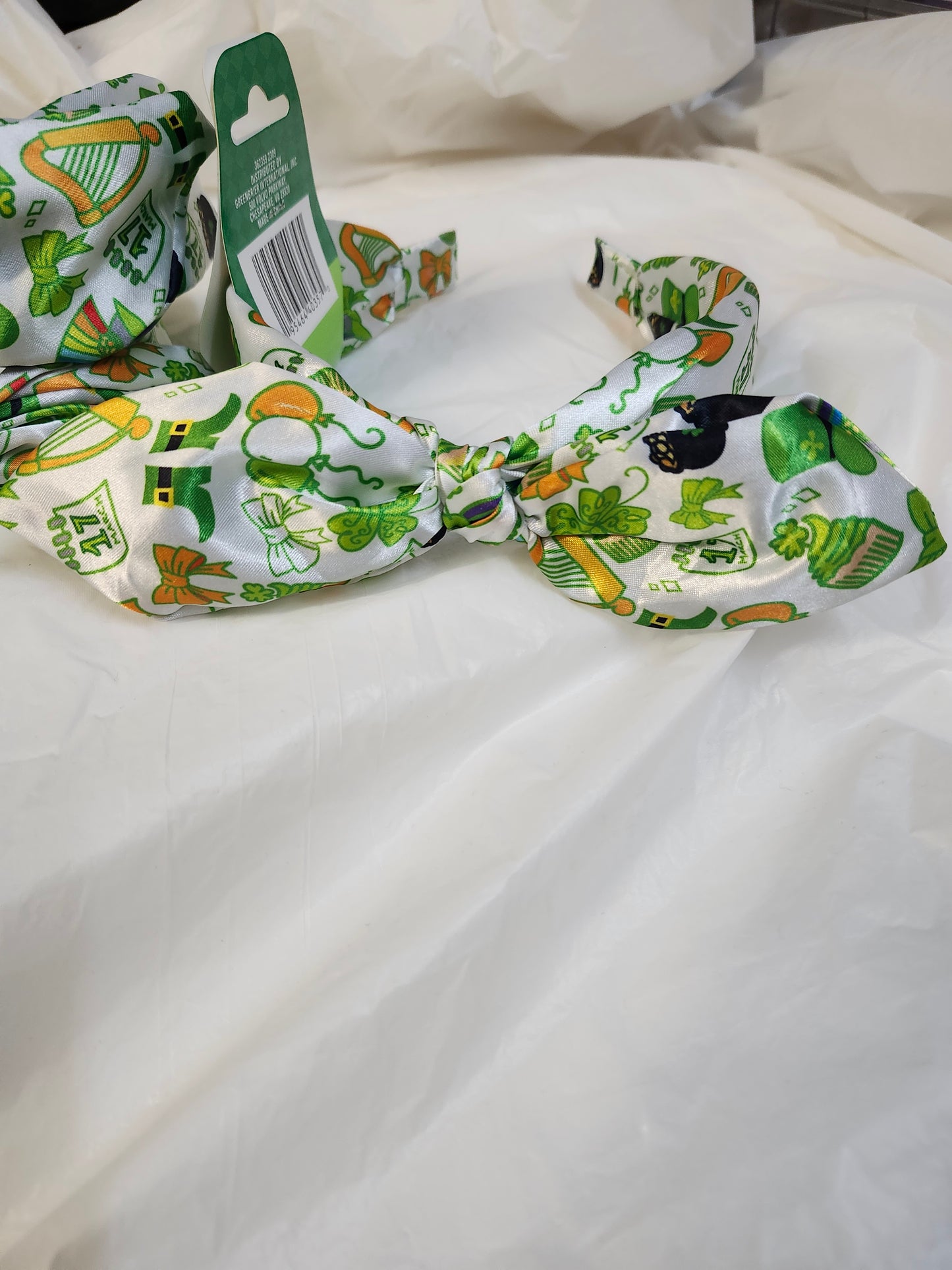 Woman/Girls Saint Pacrick's Bow Headband Multicolors "New Arrival"