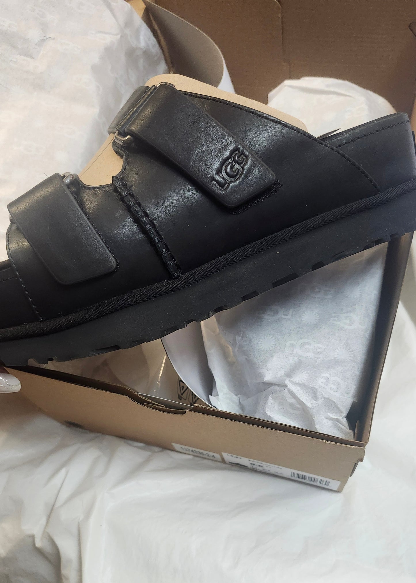 Woman Leather Goldstar HI Slide By UGG Size 9.5