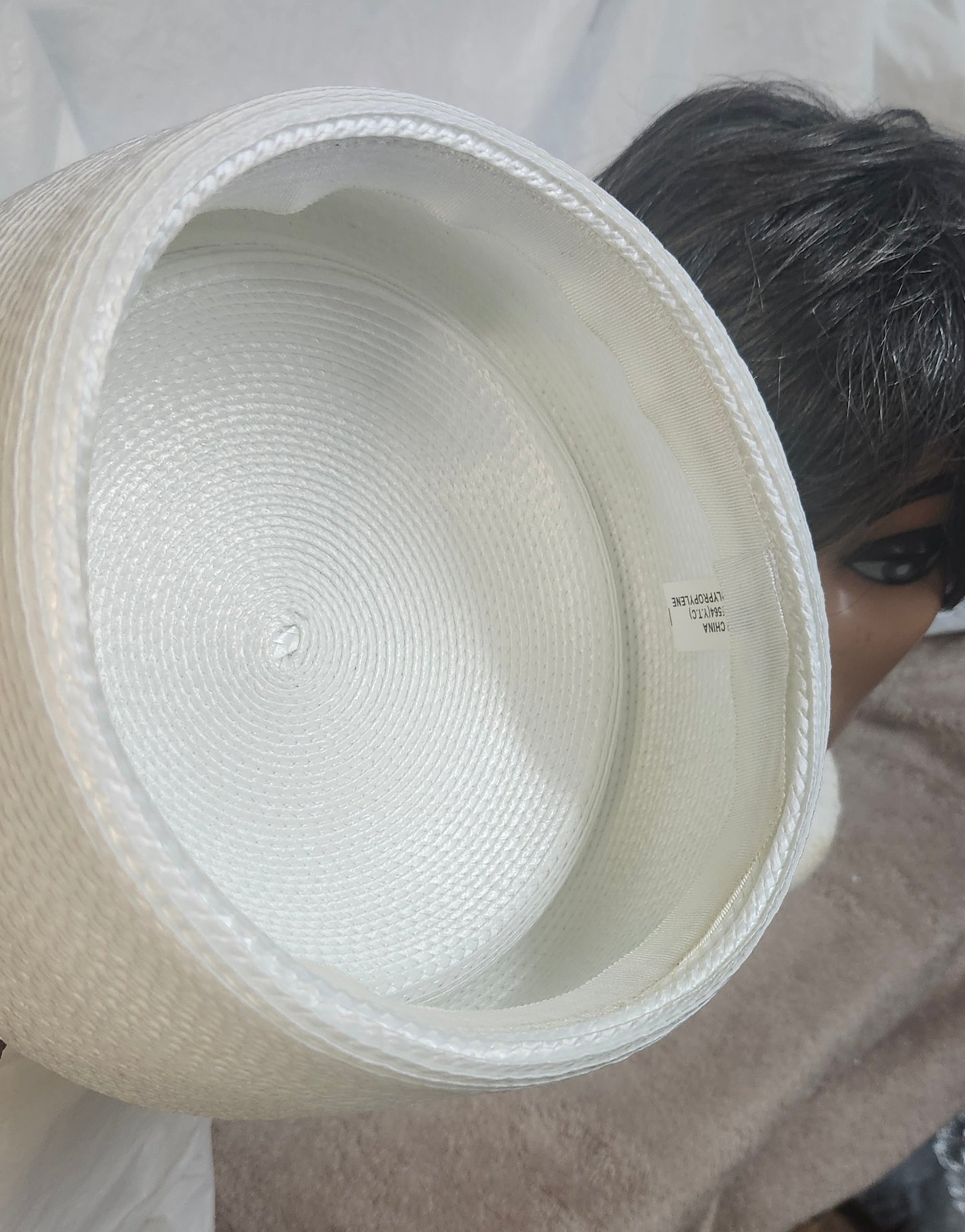Summer Pillbox White Hat Just In Time For Mothers Day "New Arrival"