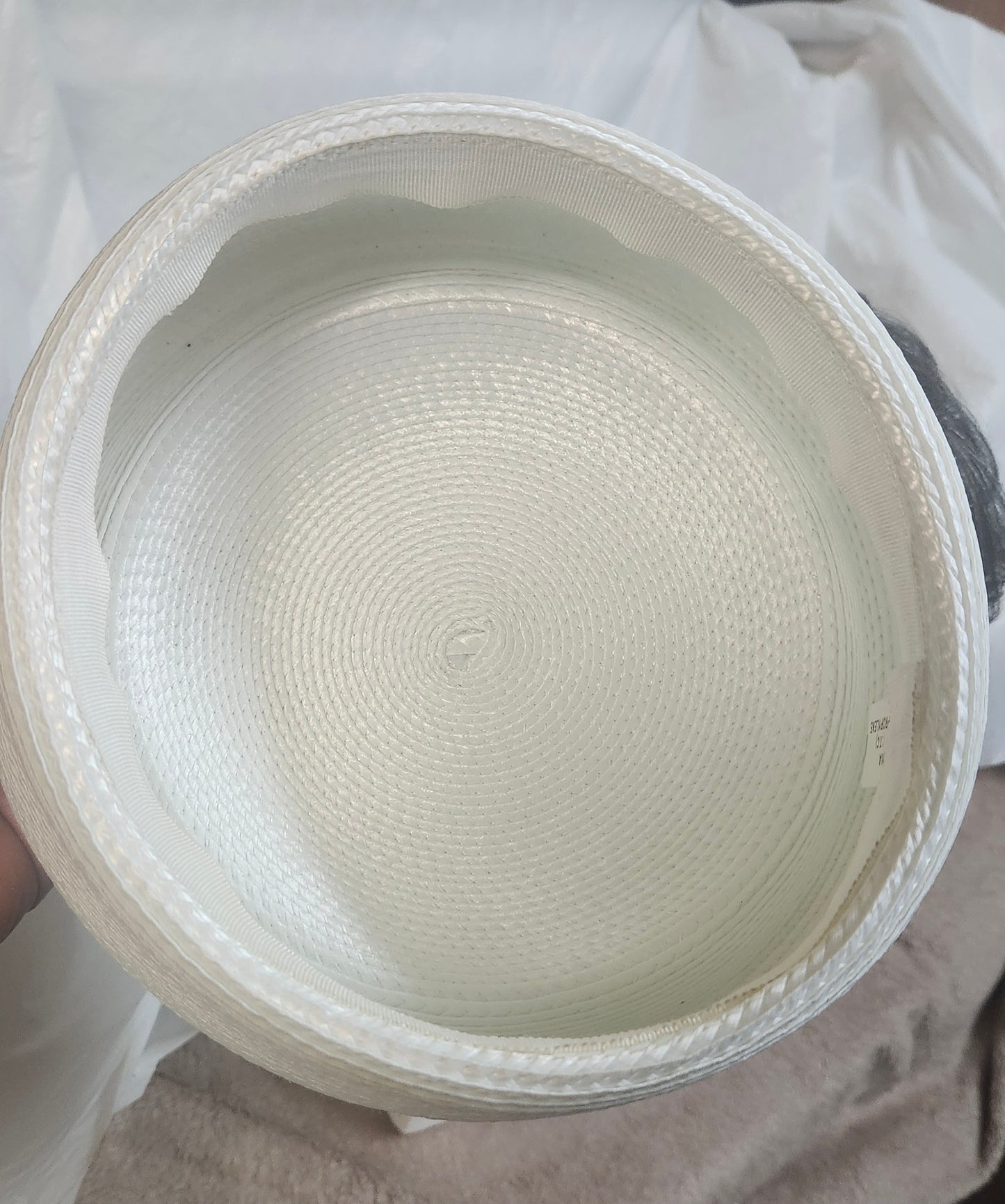 Summer Pillbox White Hat Just In Time For Mothers Day "New Arrival"