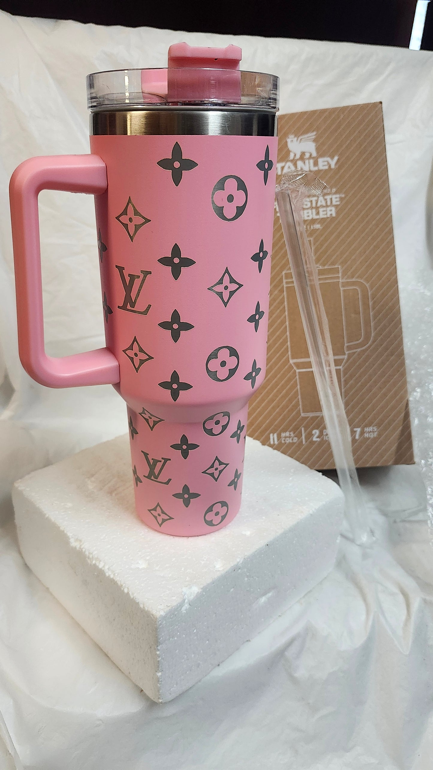 Stanley Stainless Steel Tumbler 40 oz. Color Pink"New Arrival" Great For Mother's Day