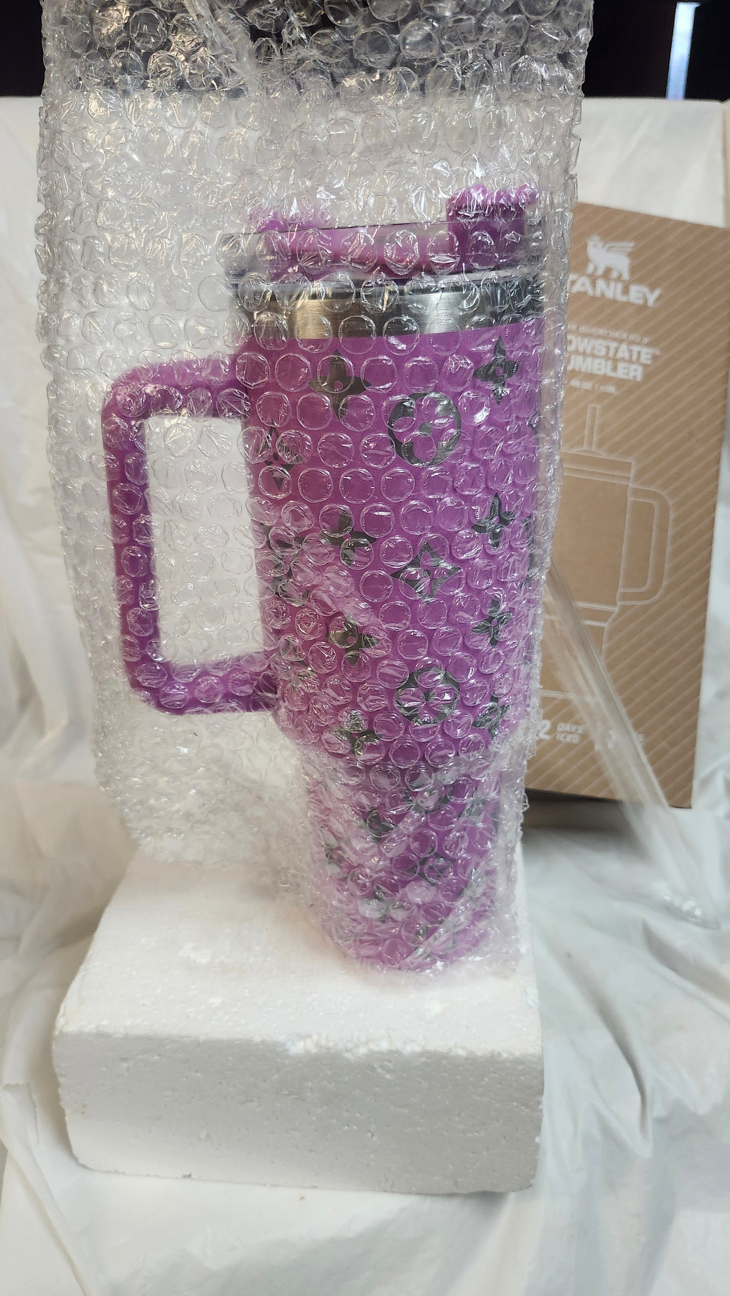 (SOLD OUT)Stanley Stainless Steel Tumbler 40 oz. Color Purple "New Arrival" Great For Mother's Day