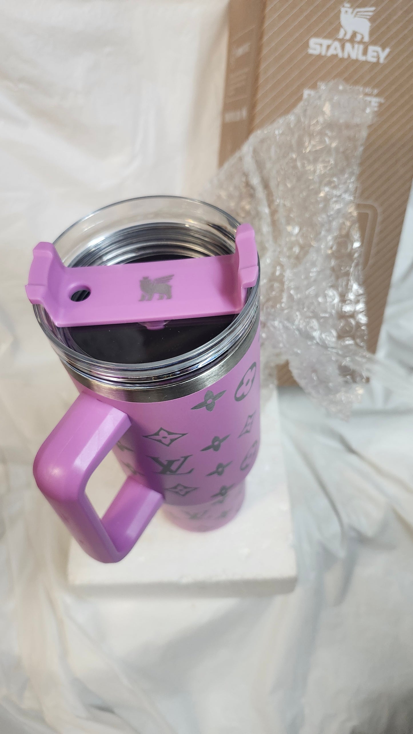 (SOLD OUT)Stanley Stainless Steel Tumbler 40 oz. Color Purple "New Arrival" Great For Mother's Day