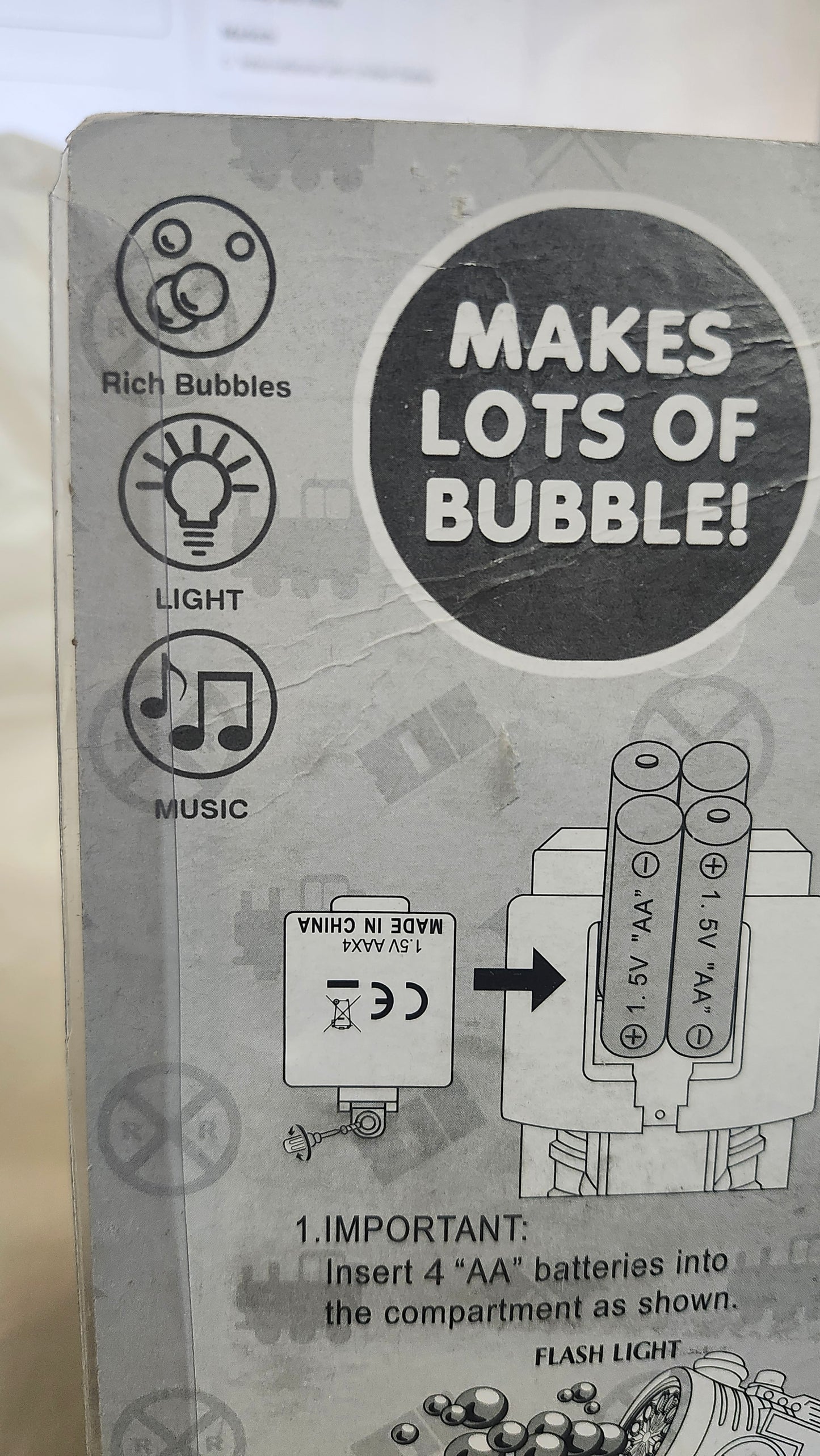 Kids Bubble Happy Everyday! Fun In The Sun Ages 3+ Color Blue"New Arrival"