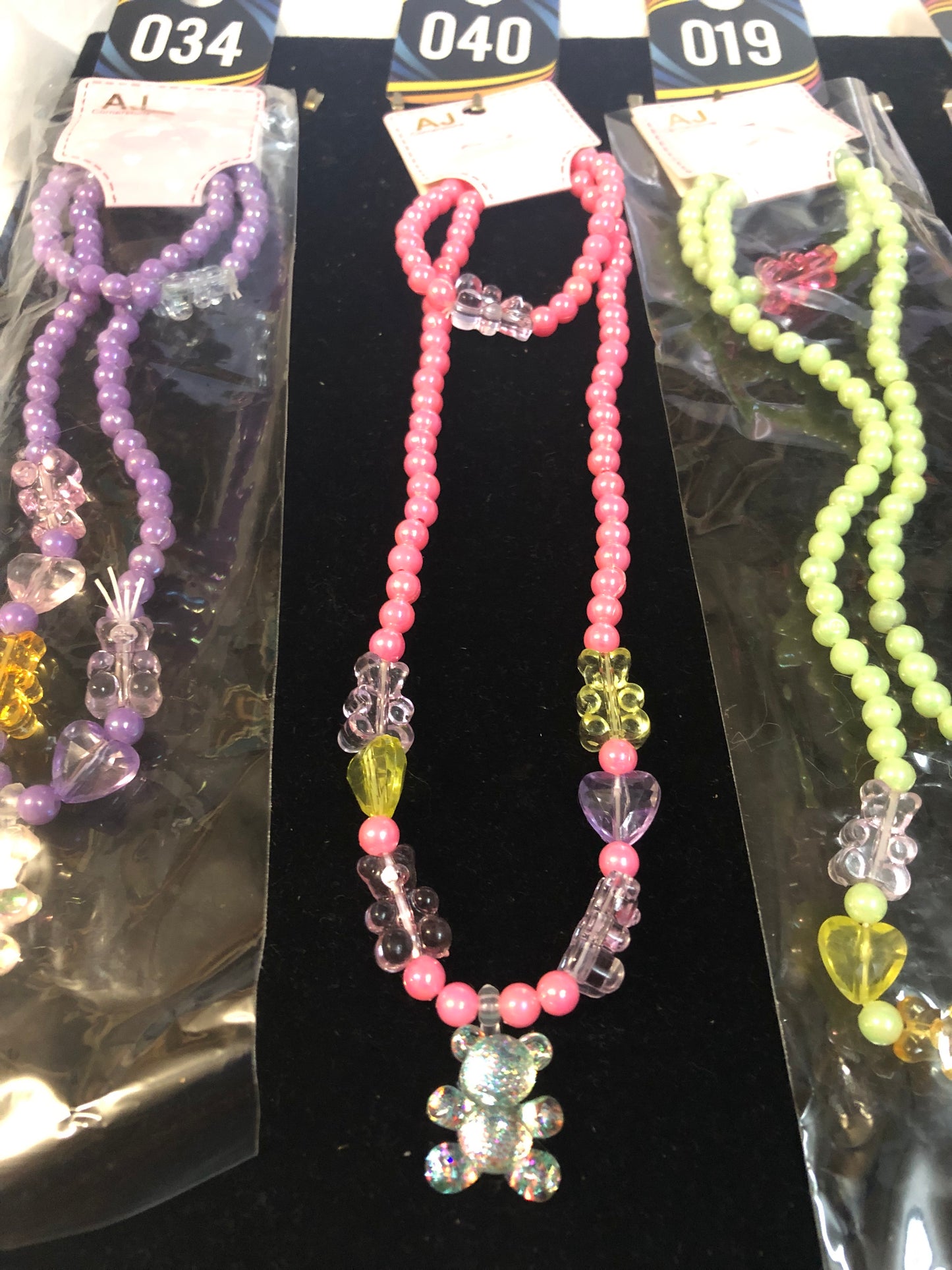 Girls 2 Piece Set. "New Arrival" Necklace and Braclet Set 5 Different Colors. Great For Easter. Order Now!