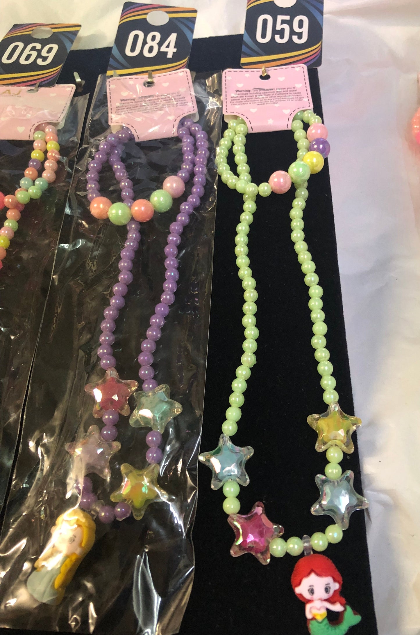 Girls 2 Piece Set. "New Arrival" Necklace and Braclet Set 6 Different Colors. Great For Easter. Order Now!