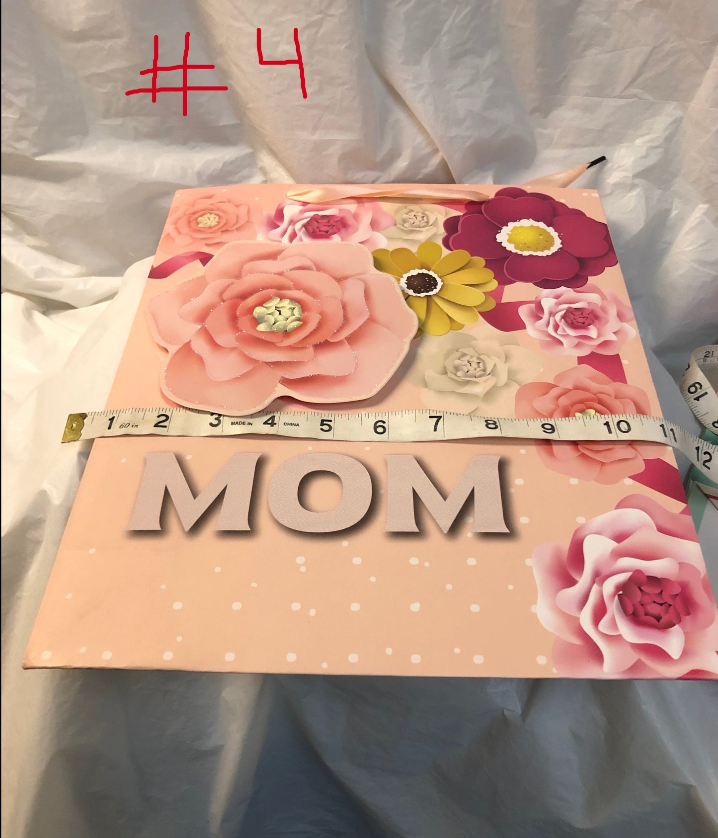 Assorted Floral Pop Out Glitter Gift Bags For Mother's Day 13.21 Or 2 For $20.00 "New Arrival"
