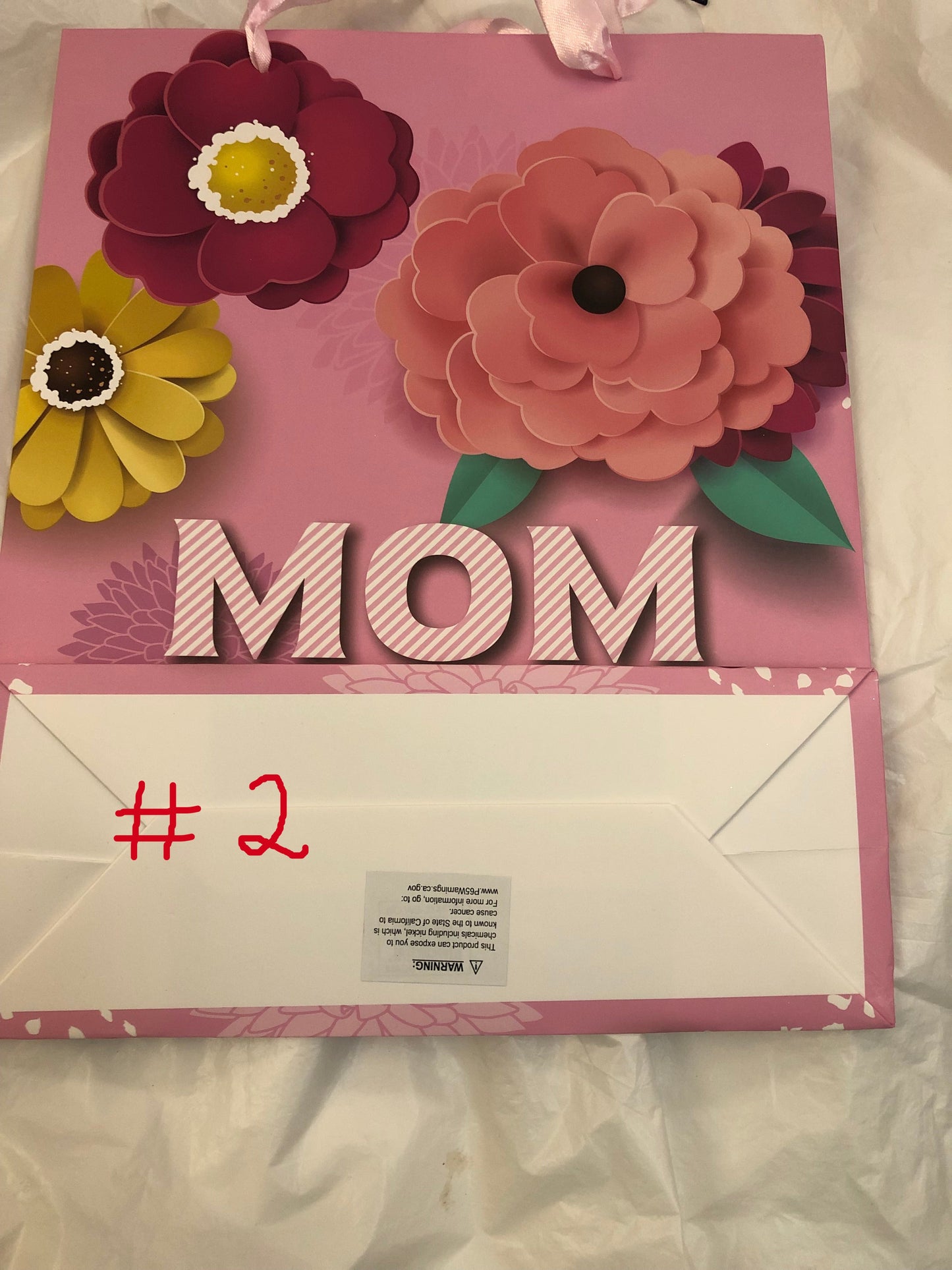Assorted Floral Pop Out Glitter Gift Bags For Mother's Day 13.21 Or 2 For $20.00 "New Arrival"