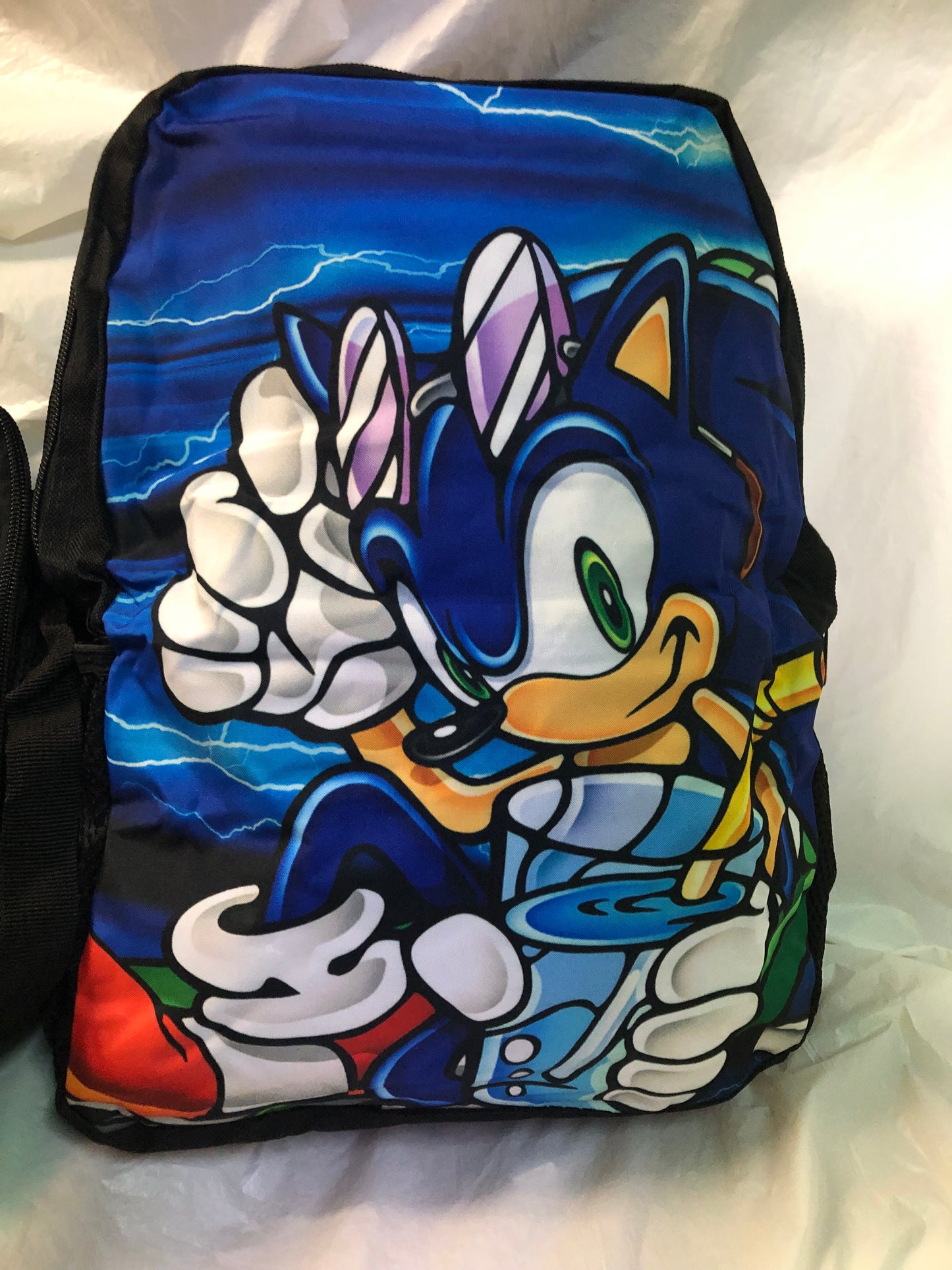 Anime Sonic Backpack 3 in 1 For A Adult Girl Or Boy "New Arrival" Only 1 Left.