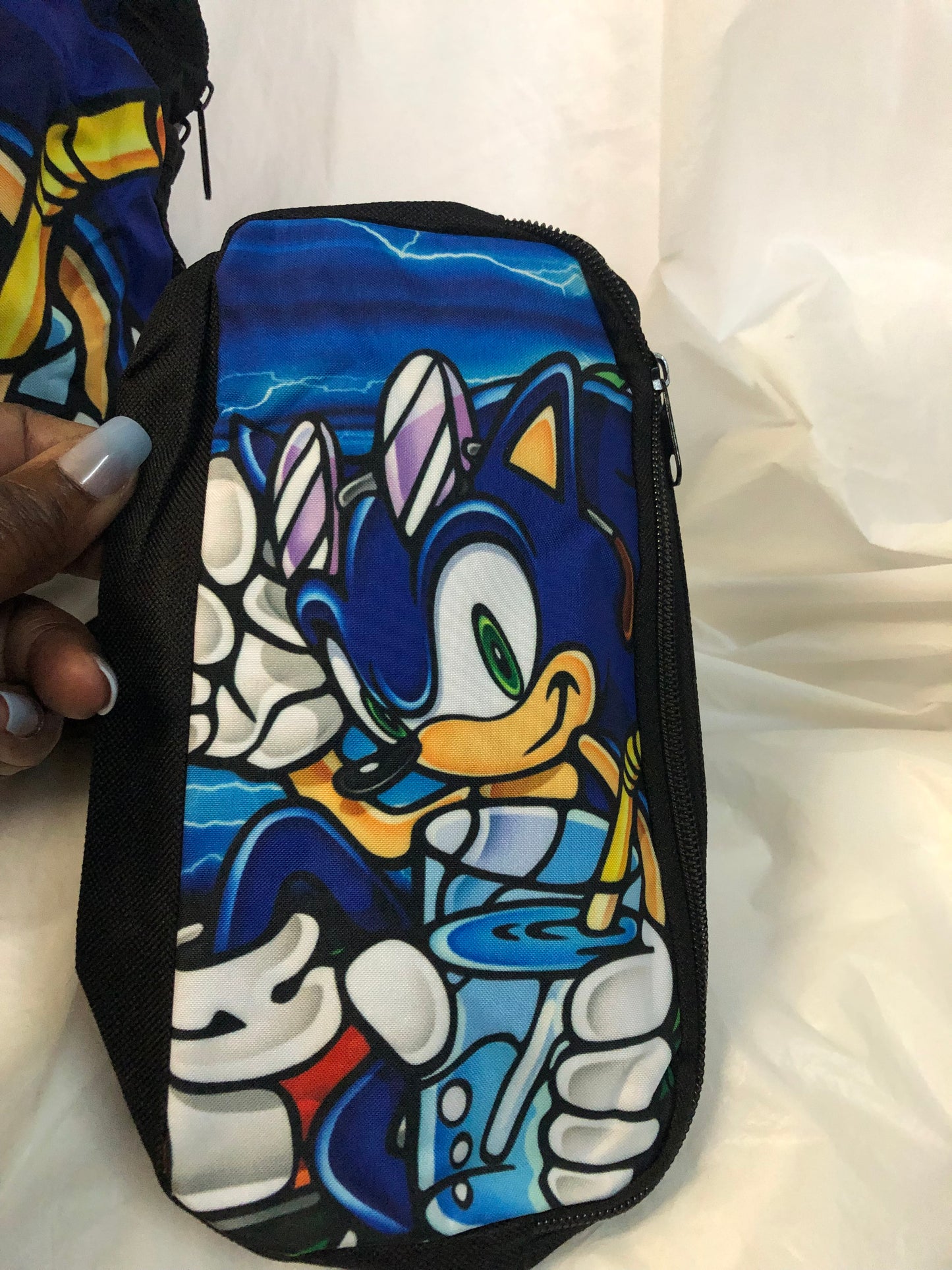 Anime Sonic Backpack 3 in 1 For A Adult Girl Or Boy "New Arrival" Only 1 Left.