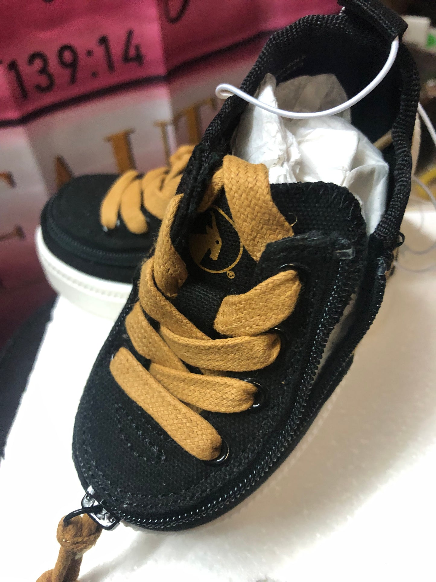 Kids (Child) Blk/Cheetah Print Flip Top Sneaker sizes(6) OR (7) By: BILLY' New Item"