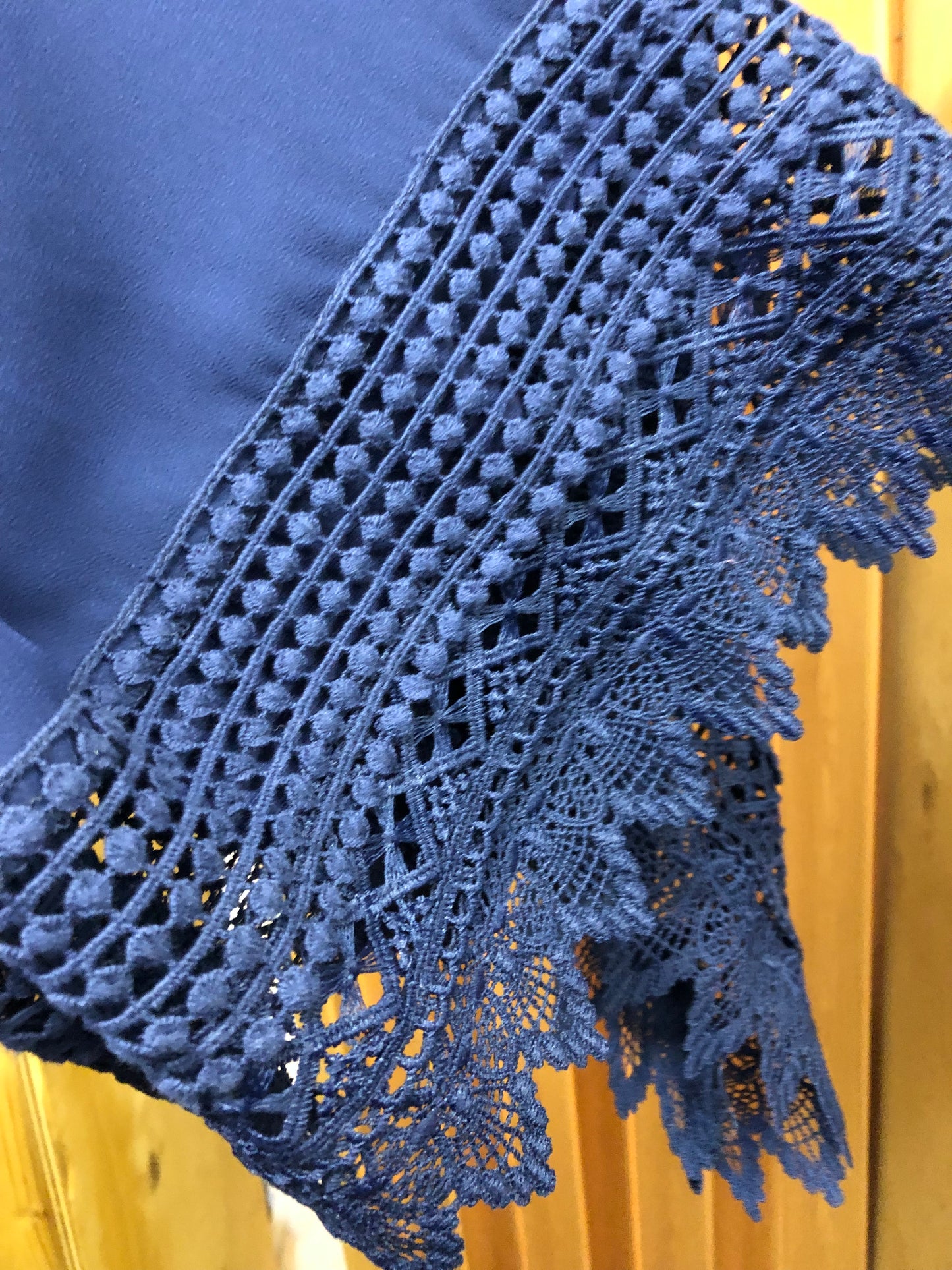 Dress Size Large In The Color Blue With Lace Trim Just In Time For Mother's Day By: Jolt