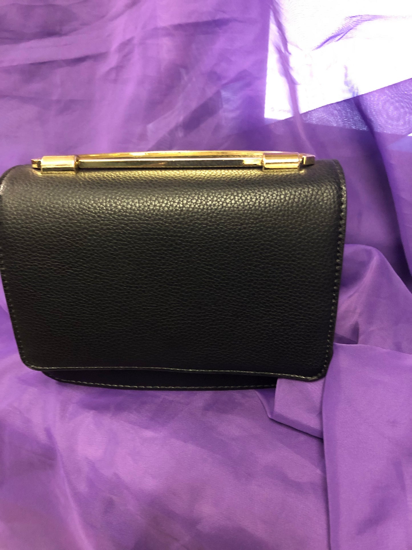 Woman Fashion Tote Bag With Chain Crossbody Strap Color Black "New Arrival"
