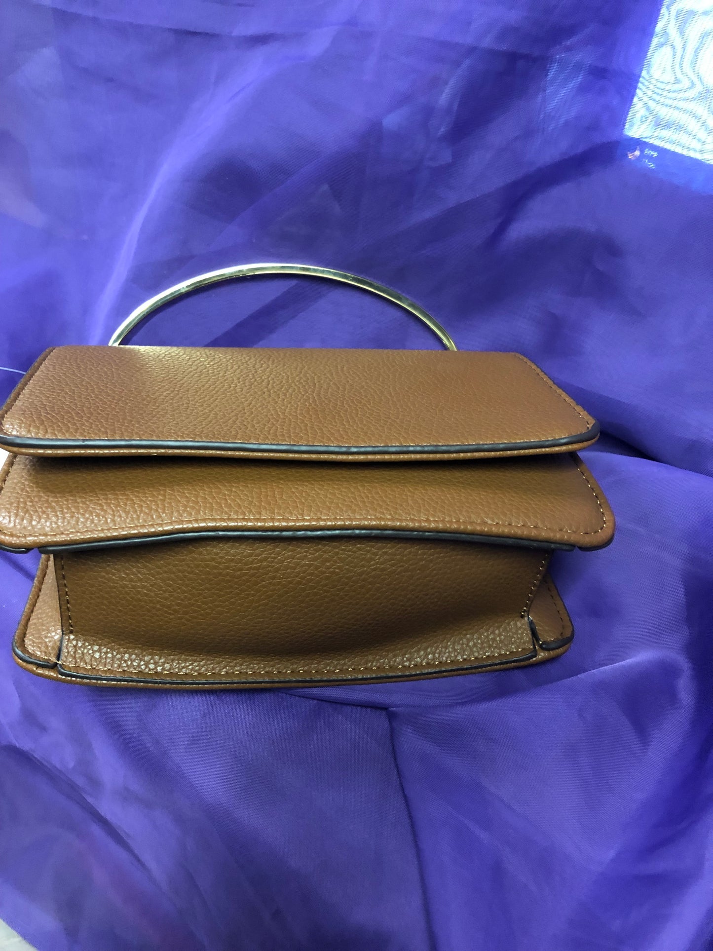 Woman Fashion Tote Bag With Chain Crossbody Strap Color Coffee "New Arrival"