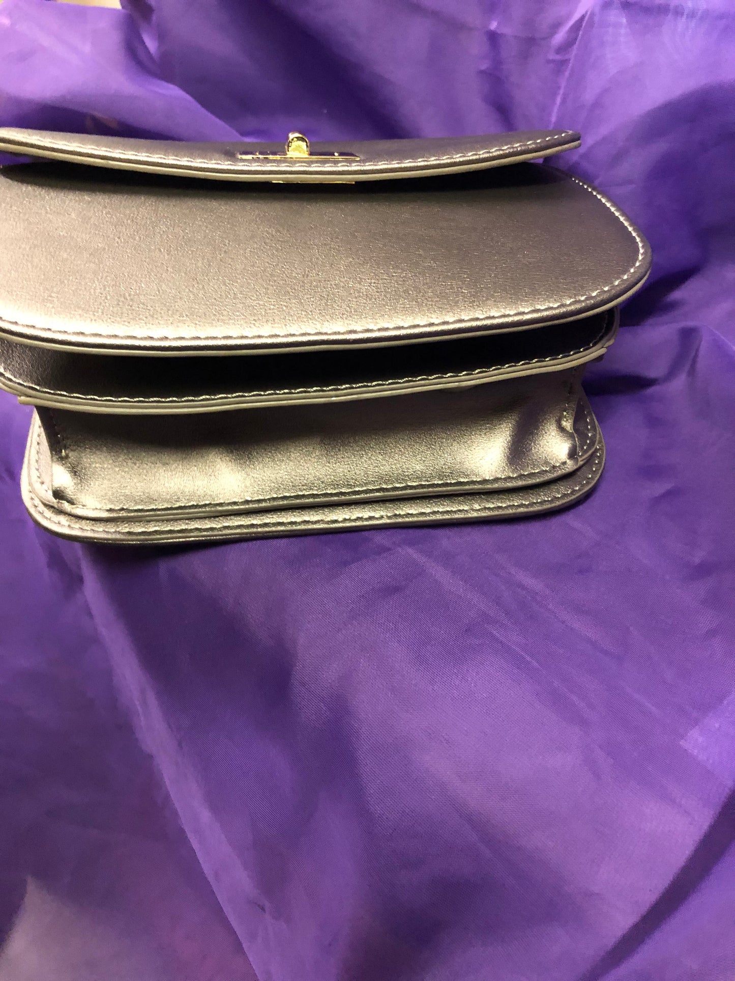 Woman Fashion Crossbody Bag Color Pewter" New Arrival"
