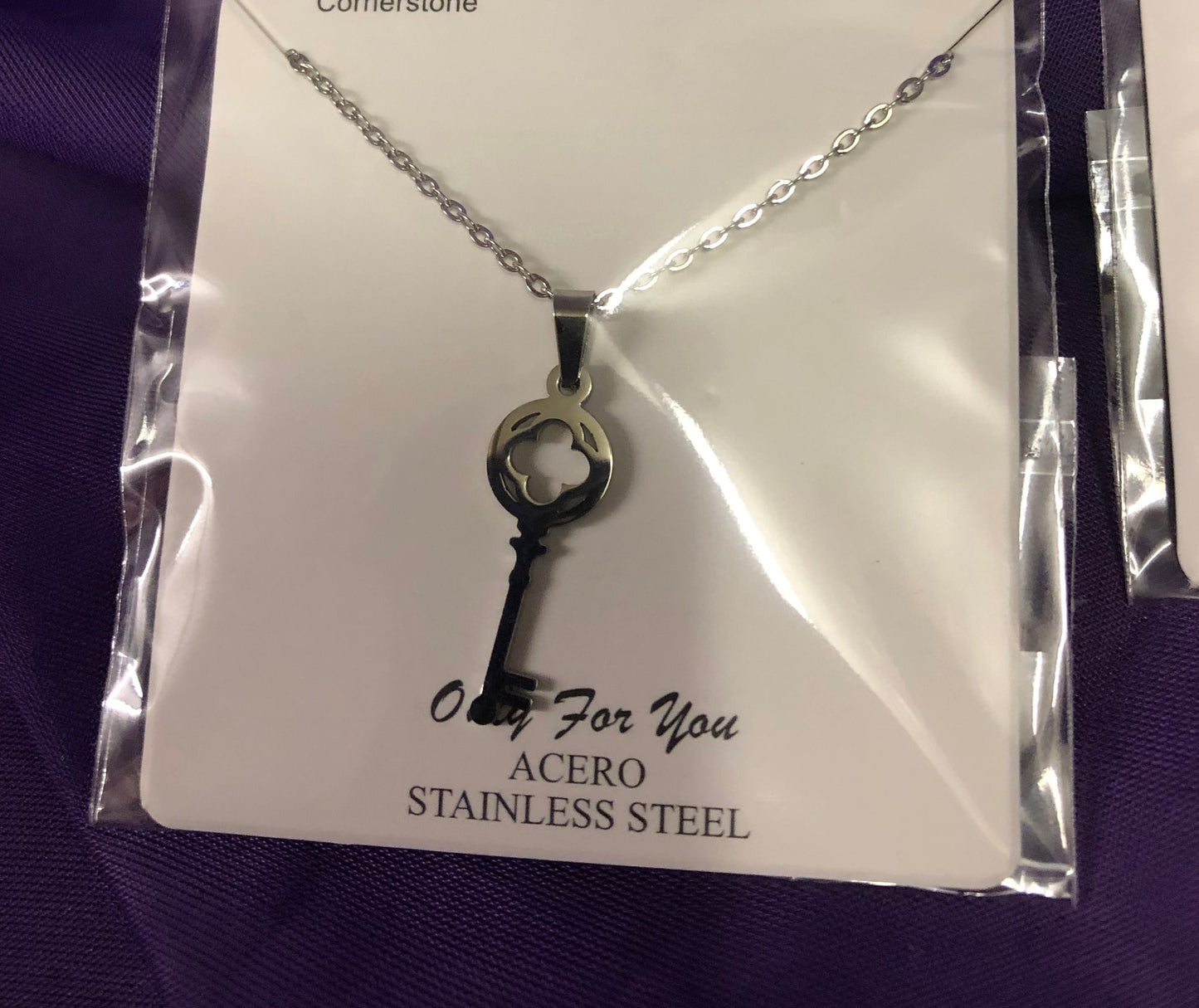 Woman Stainless Steel Necklace "New Arrival" Comes In Gold Or Silver