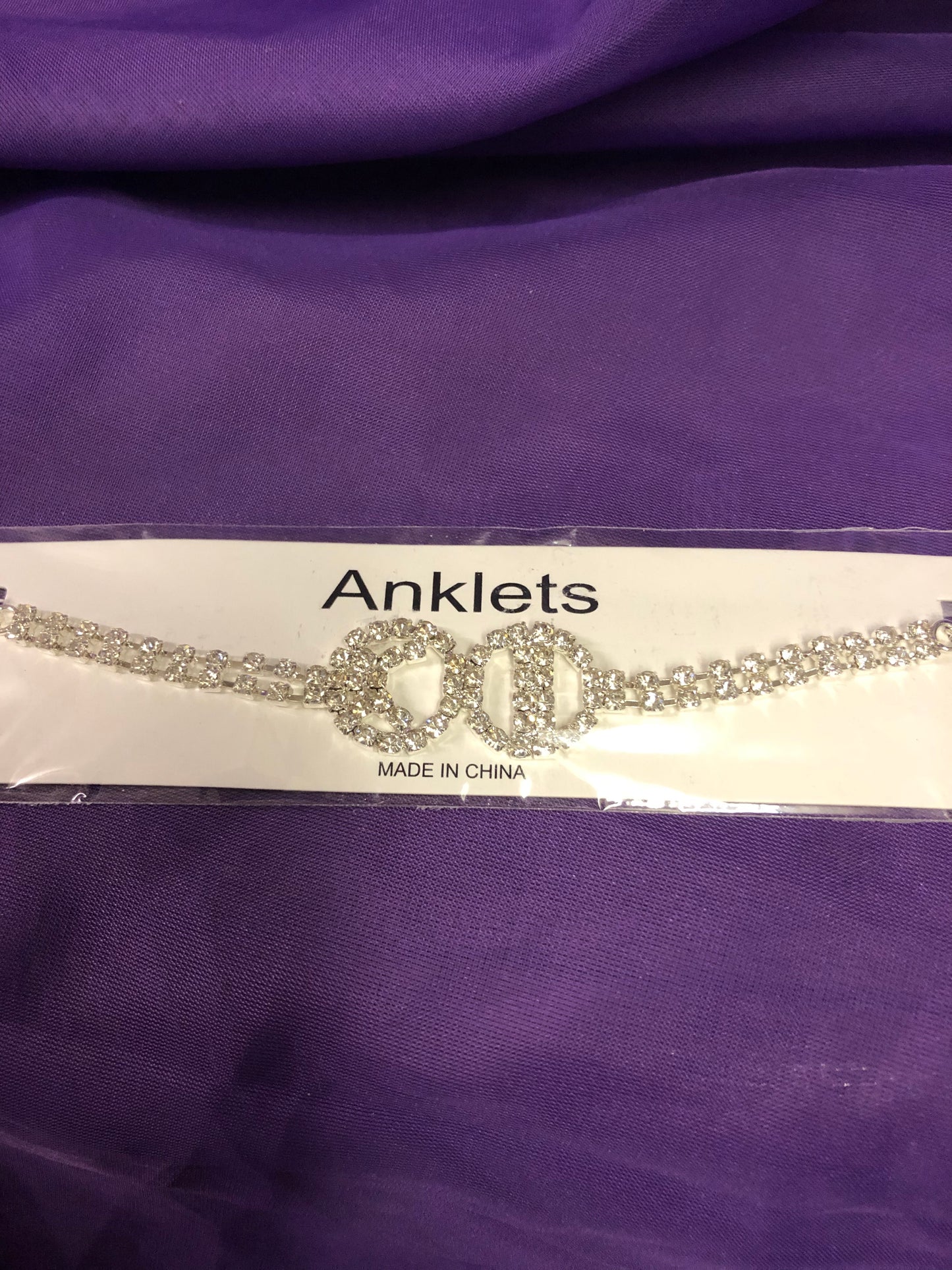 Woman Fashion Bling Anklets Just In "New Arrival" Comes In Gold Or Silver