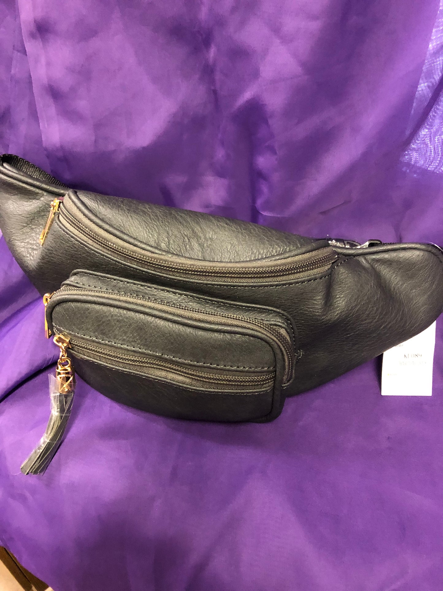 Unisex Fanny Pack Or Sling Bag With Adjustable Strap Color Charcoal Gray "New Arrival"