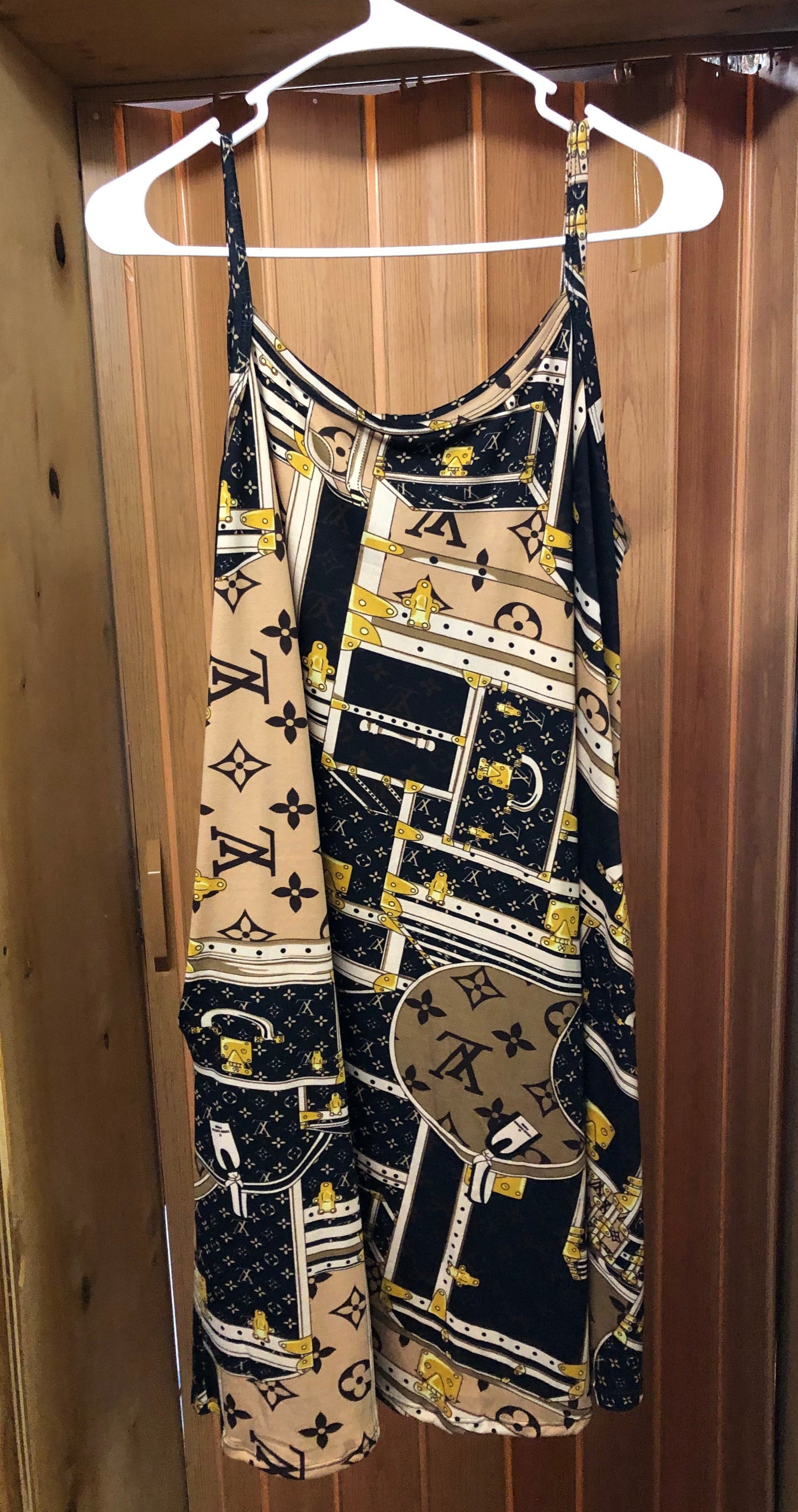 Woman Fashion Sun Dress T-Strap Size L/XL