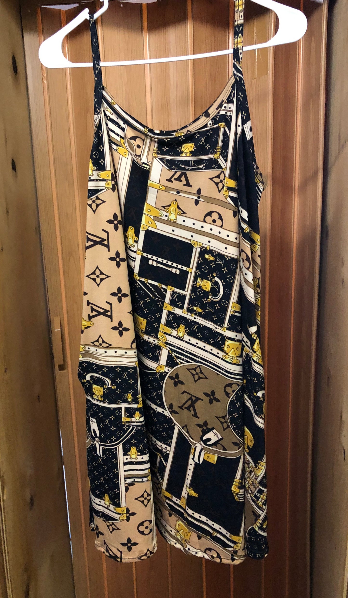 Woman Fashion Sun Dress T-Strap Size L/XL