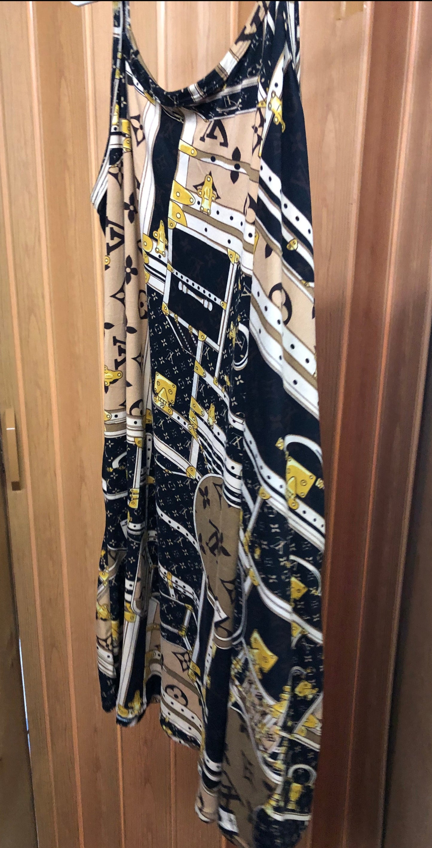 Woman Fashion Sun Dress T-Strap Size L/XL