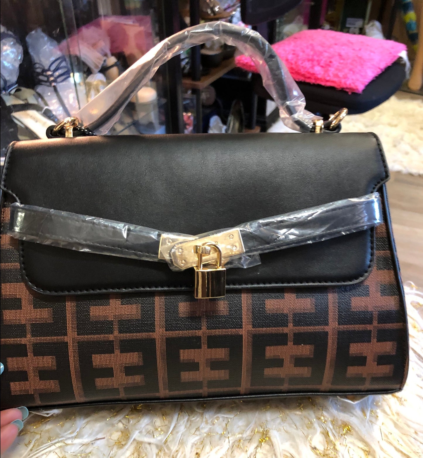 Fashion Leather Crossbody Bag 2in1 With Wallet & Crossbody Strap "New Arrival"