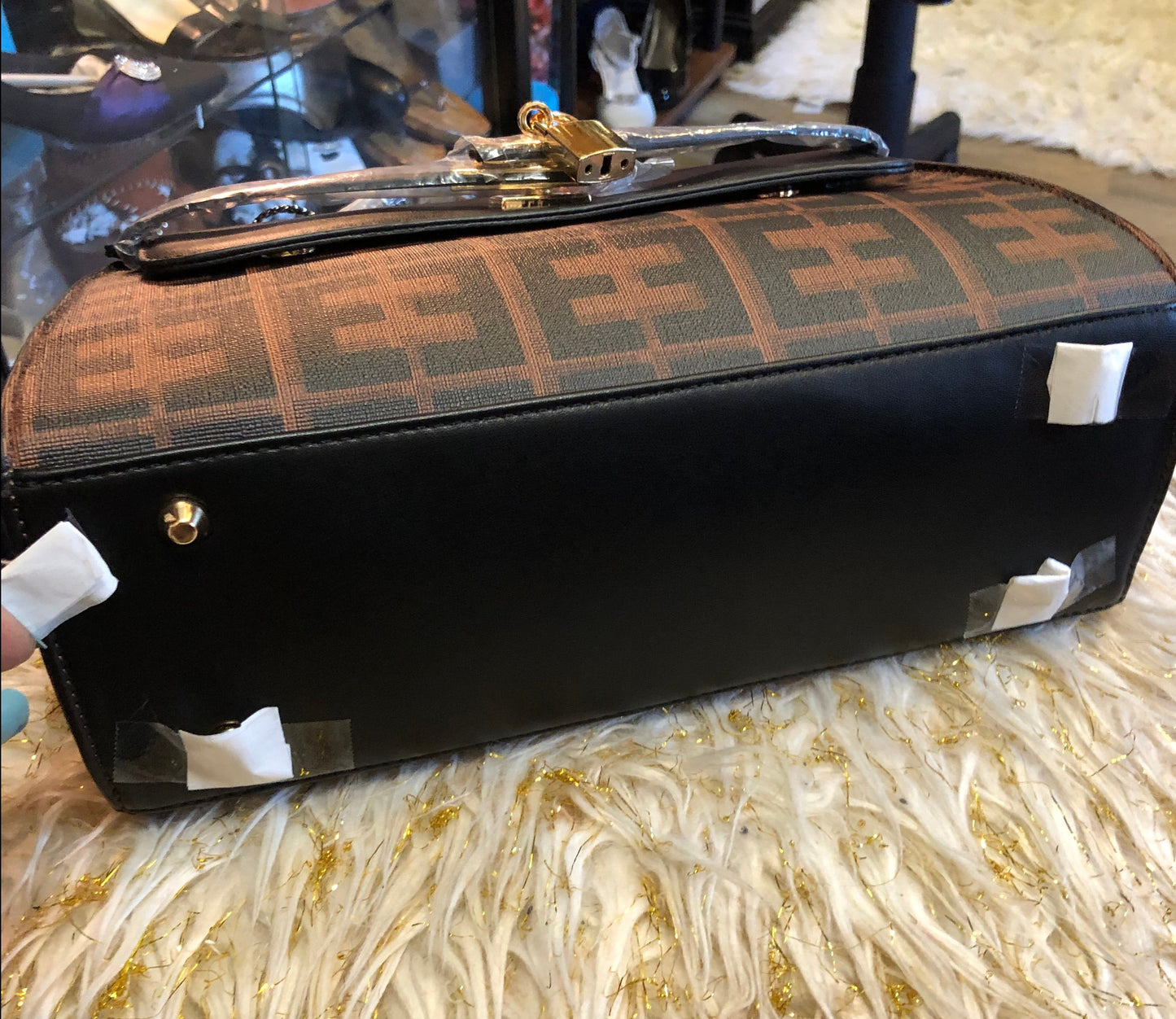 Fashion Leather Crossbody Bag 2in1 With Wallet & Crossbody Strap "New Arrival"