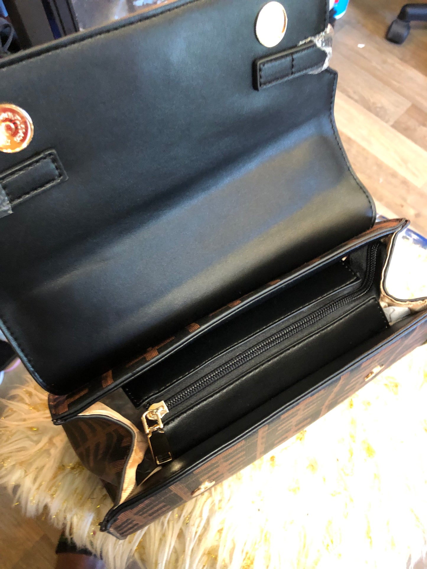 Fashion Leather Crossbody Bag 2in1 With Wallet & Crossbody Strap "New Arrival"