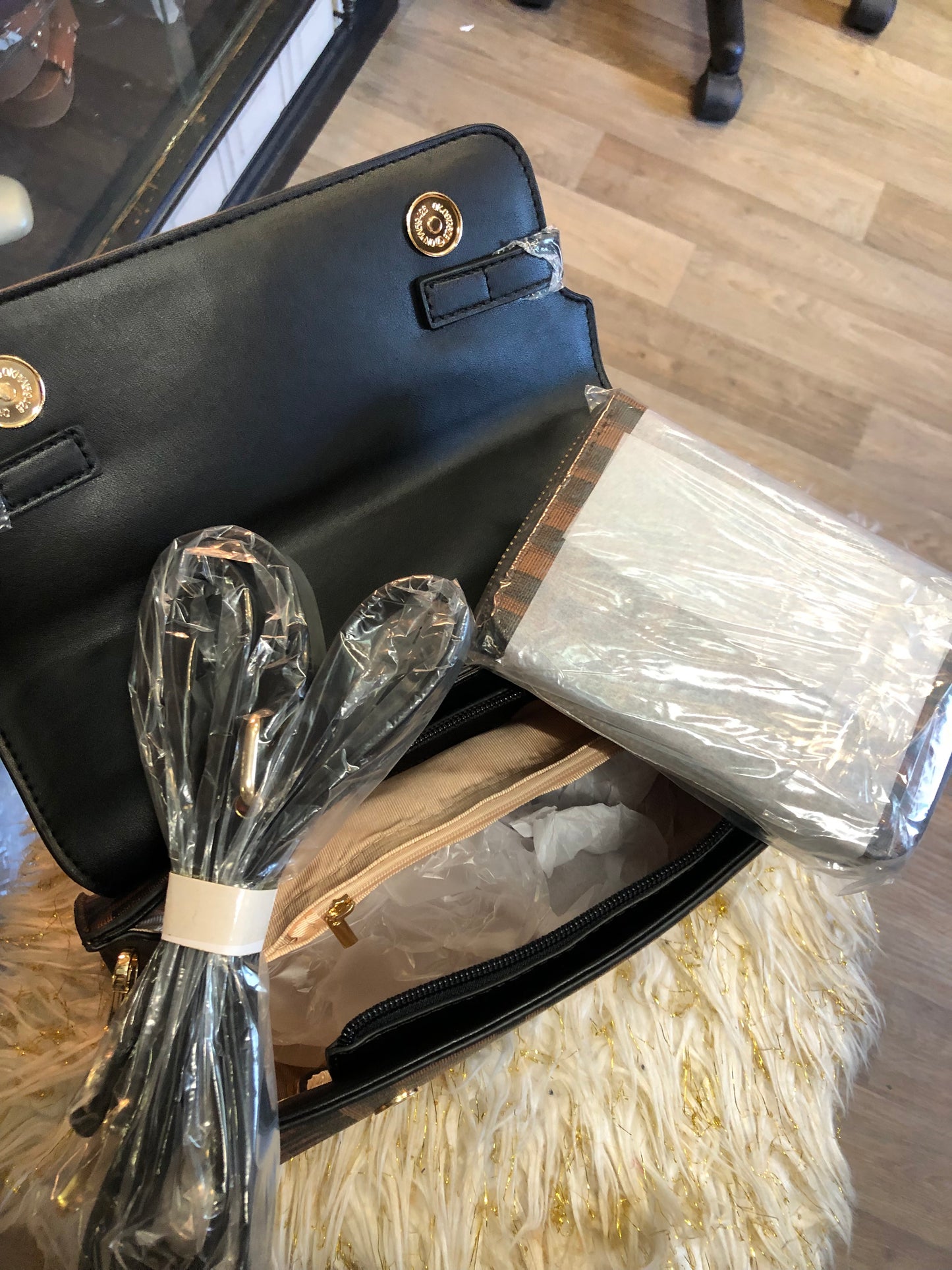 Fashion Leather Crossbody Bag 2in1 With Wallet & Crossbody Strap "New Arrival"