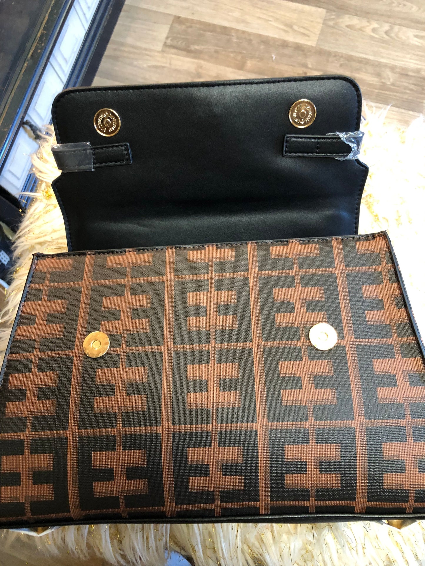 Fashion Leather Crossbody Bag 2in1 With Wallet & Crossbody Strap "New Arrival"
