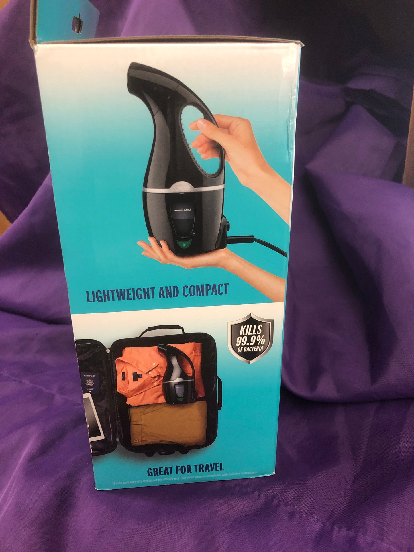 Conair Handheld Travel Garment Steamer for Clothes, CompleteSteam 1100W, For Home, Office and Travel 'New Arrival"