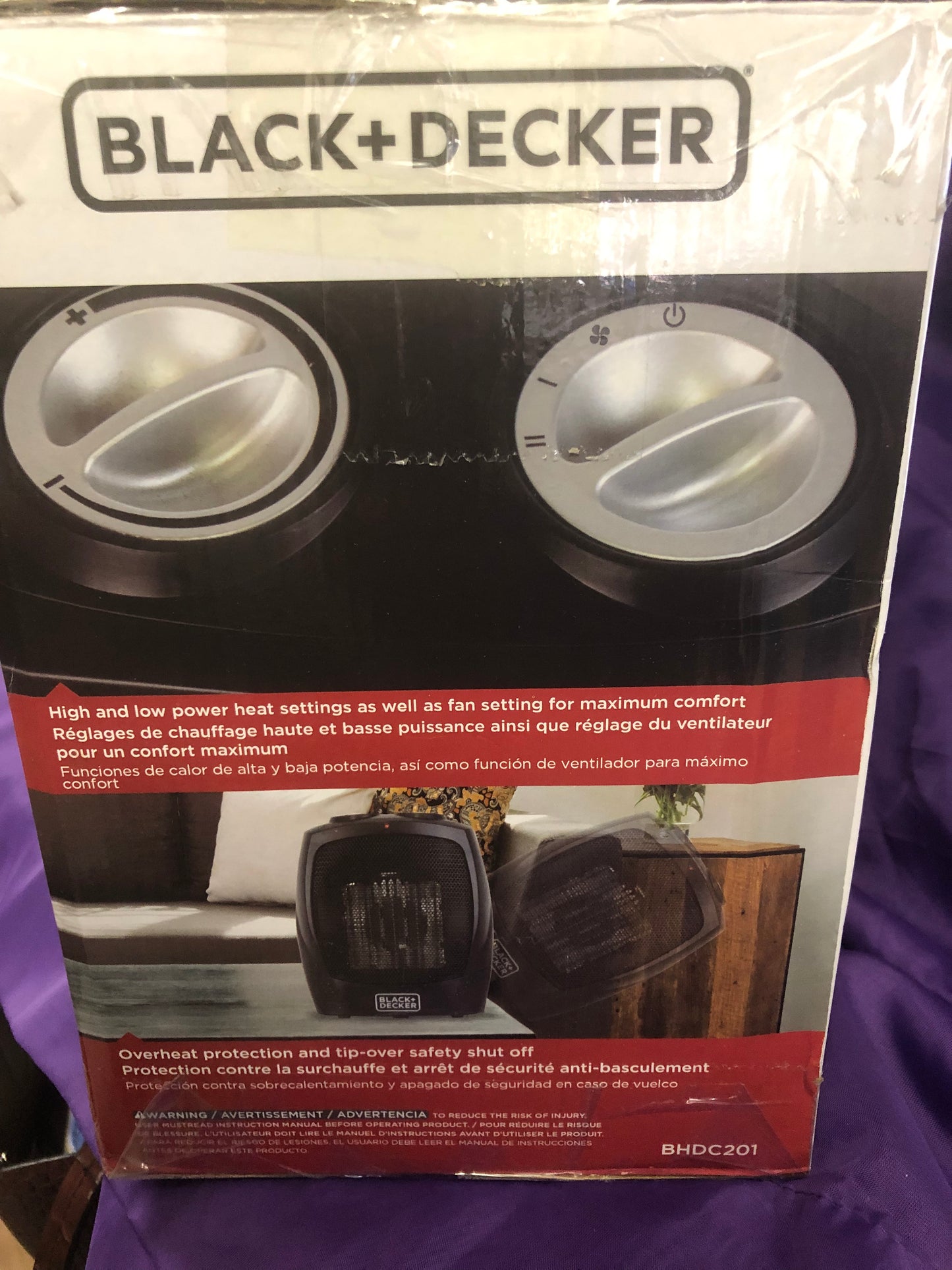 Black & Dracker 1,500-Watt Electric Personal Ceramic Space Heater "New Arrival"(SOLD OUT) Thanks For Your Purchase