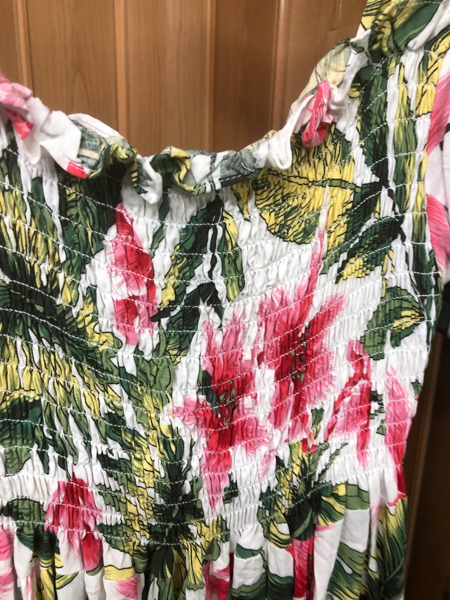 Summer Romper Dress Size Med/Large Color Floral Print Throughout "New Arrival"