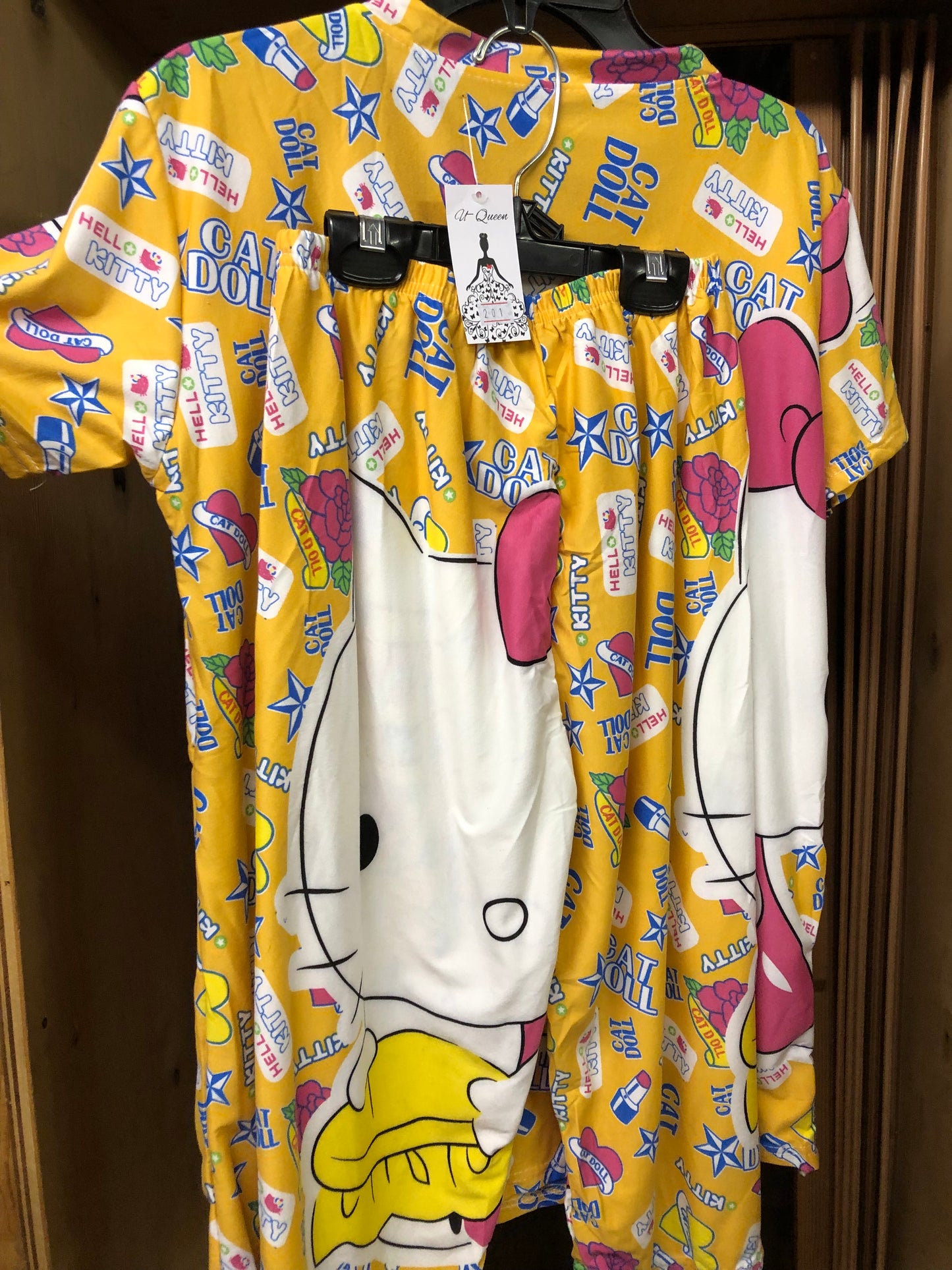 Girls 2 Pic. Hello Kitty Set "New Arrival" Size Med/Large