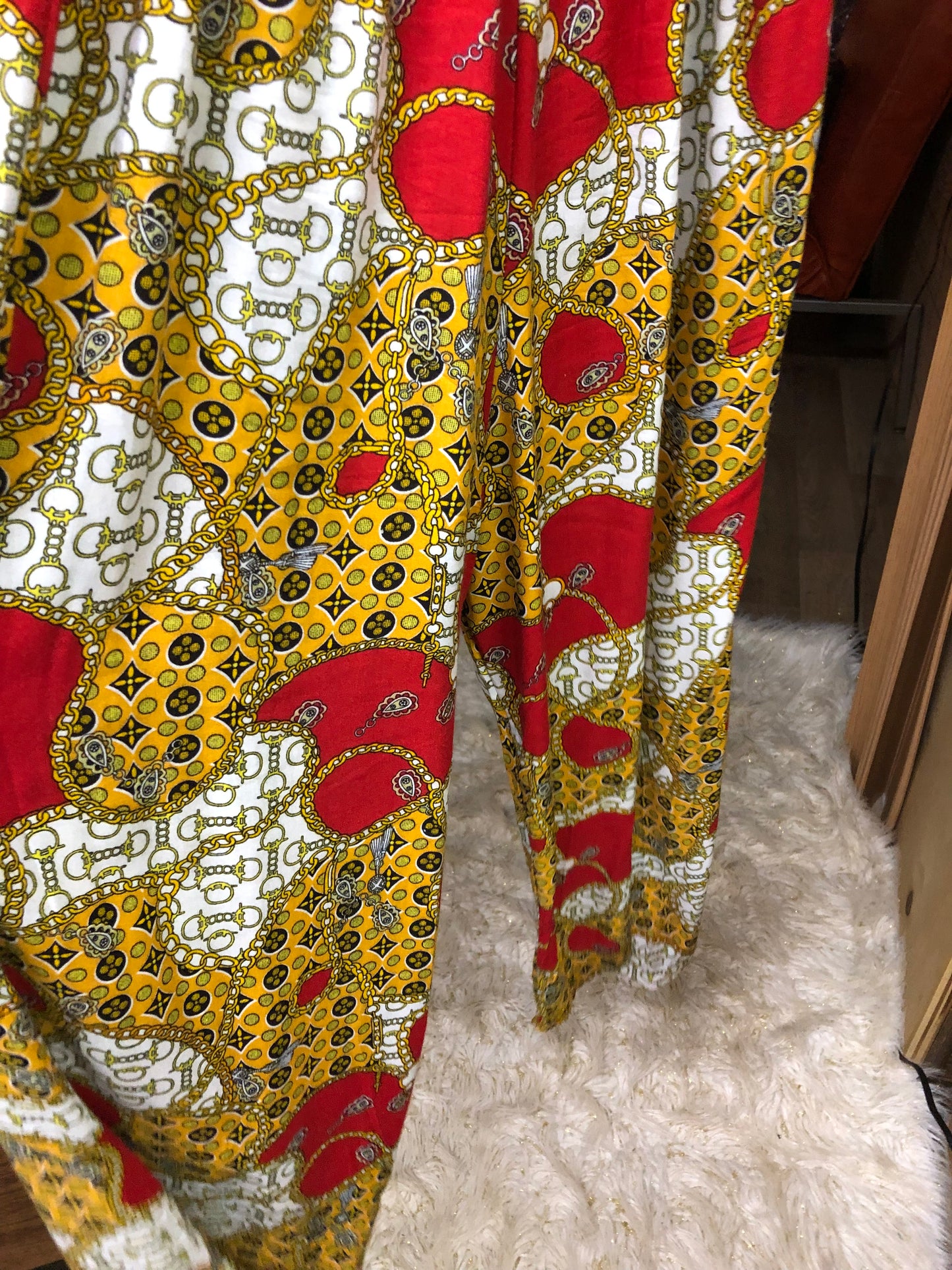 Woman Fashion Inspired Jumpsuit Puff Sleeves Slip On Size L/XL "New Arrival"