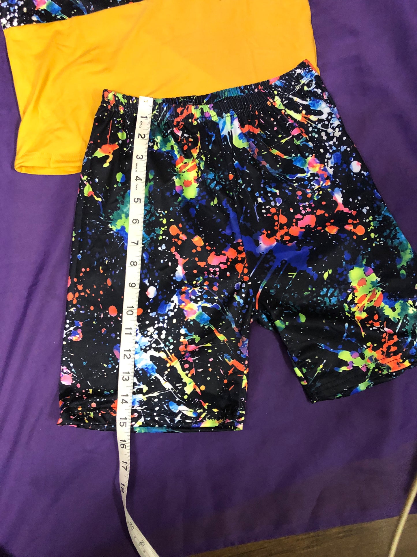 Boys Casual Color Block 2Pc. Short Set Size 7/8 "New Arrival" Great Back To School Item
