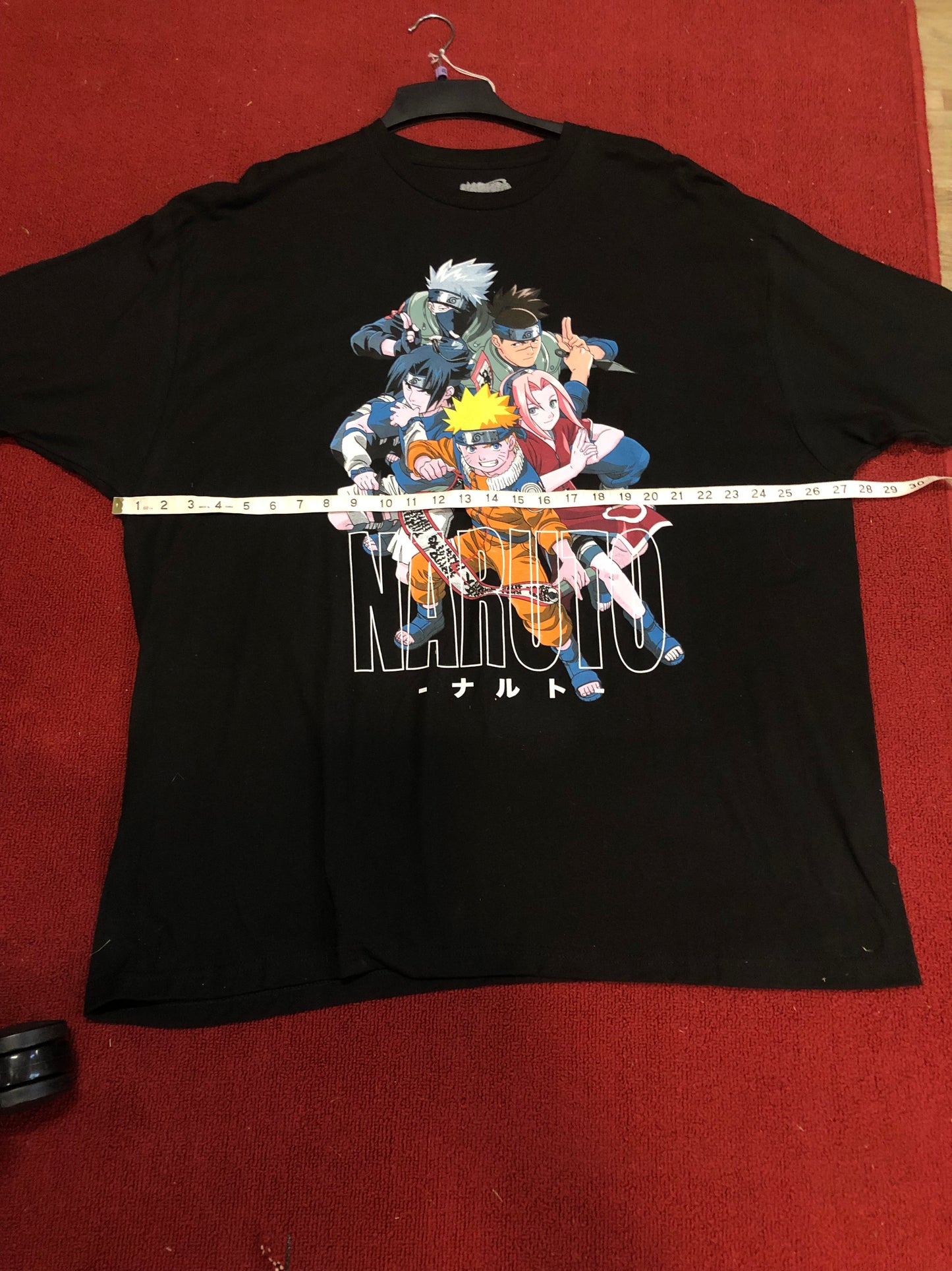 Men Naruto T- Shirt Size 3XL(54-56) Color Black "New Arrival"