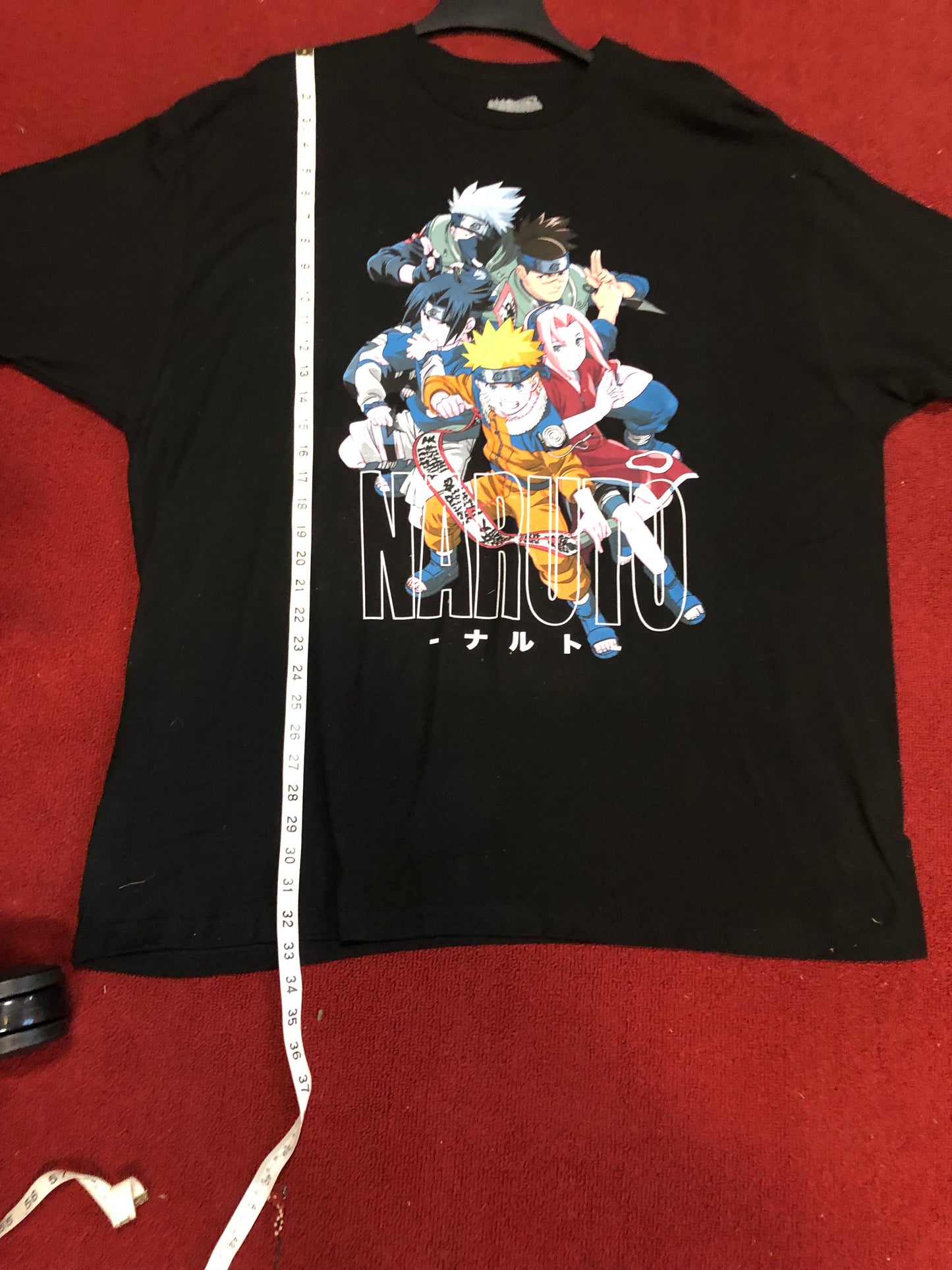 Men Naruto T- Shirt Size 3XL(54-56) Color Black "New Arrival"