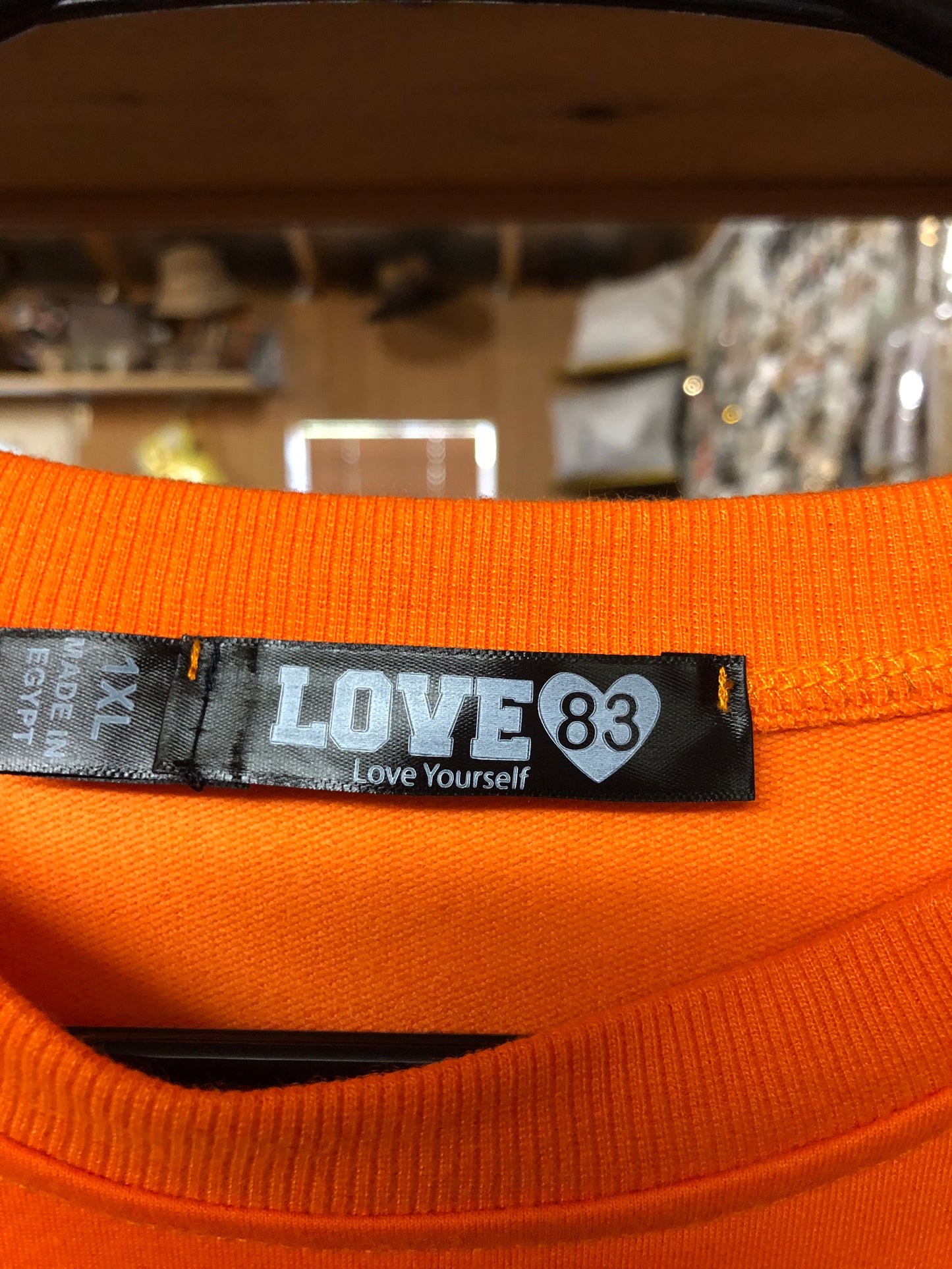 Woman Top Size 1xl New Arrival By Love 83 Color Orange