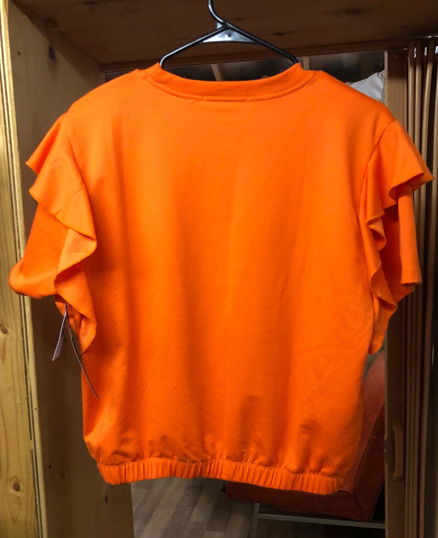 Woman Top Size 1xl New Arrival By Love 83 Color Orange