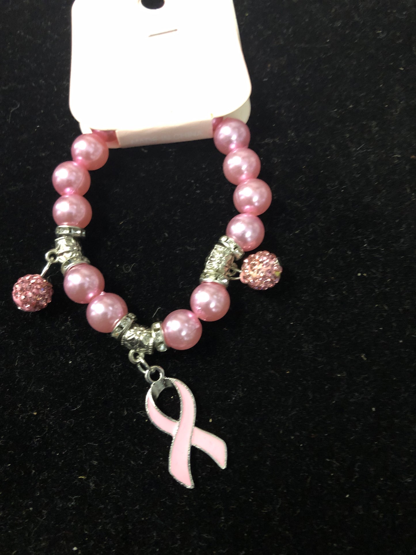 Fashion Bracelet "OCTOBER" Show Your Support "Breast Cancer Awareness Month Gold Or Silver "New Arrival"
