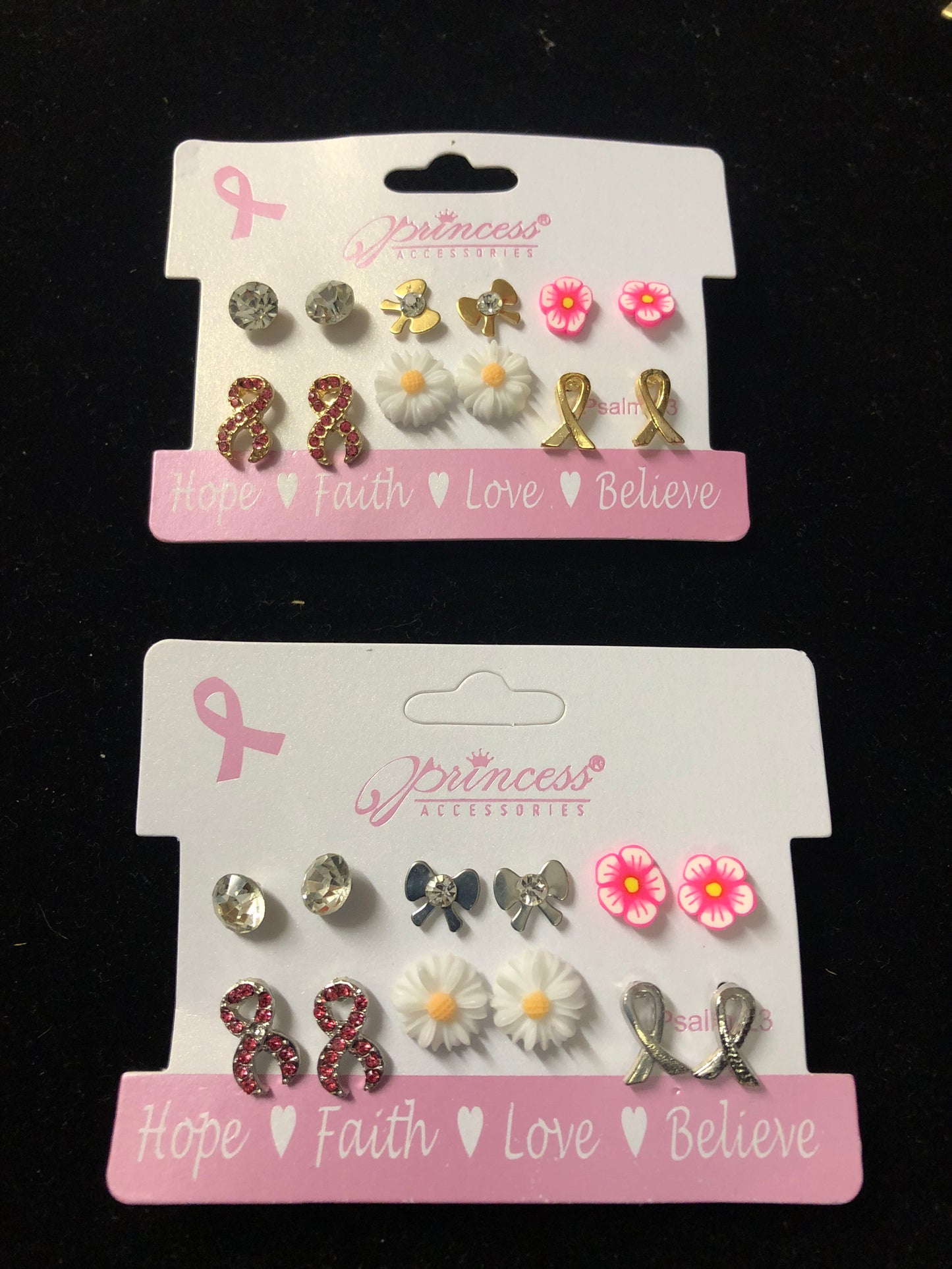 Woman Princess Accessories Earrings 6 Pic. Set. BCA GOLD Or SILVER "New Arrivals"