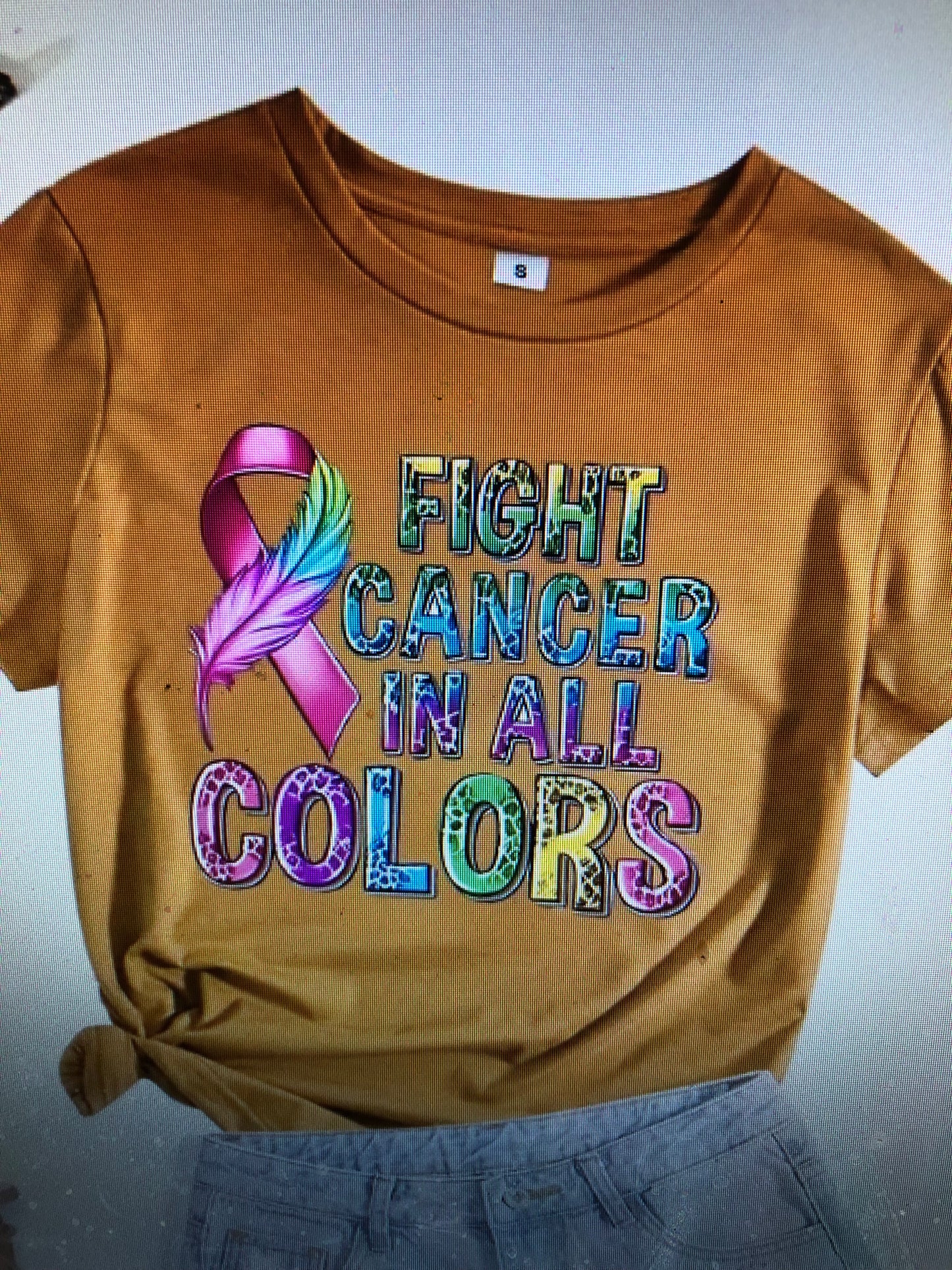 Woman T-Shirts It's October BCA Month Support With Awareness "New Arrival" (Blk Sold Out)