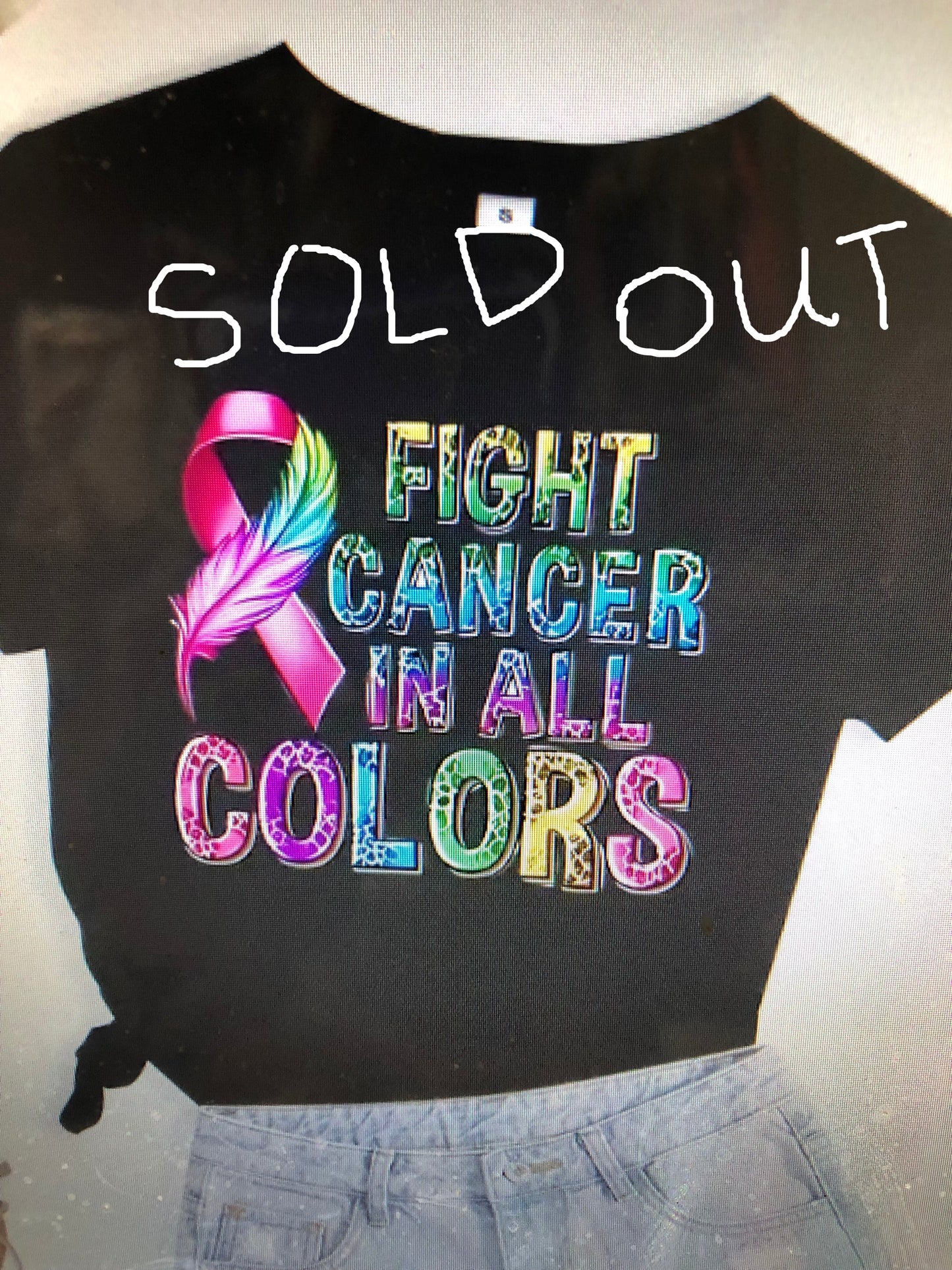 Woman T-Shirts It's October BCA Month Support With Awareness "New Arrival" (Blk Sold Out)
