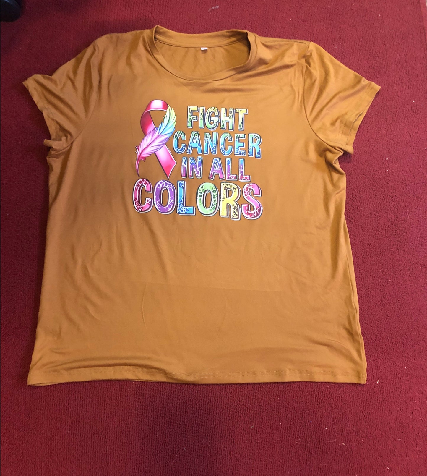 Woman T-Shirts It's October BCA Month Support With Awareness "New Arrival" (Blk Sold Out)