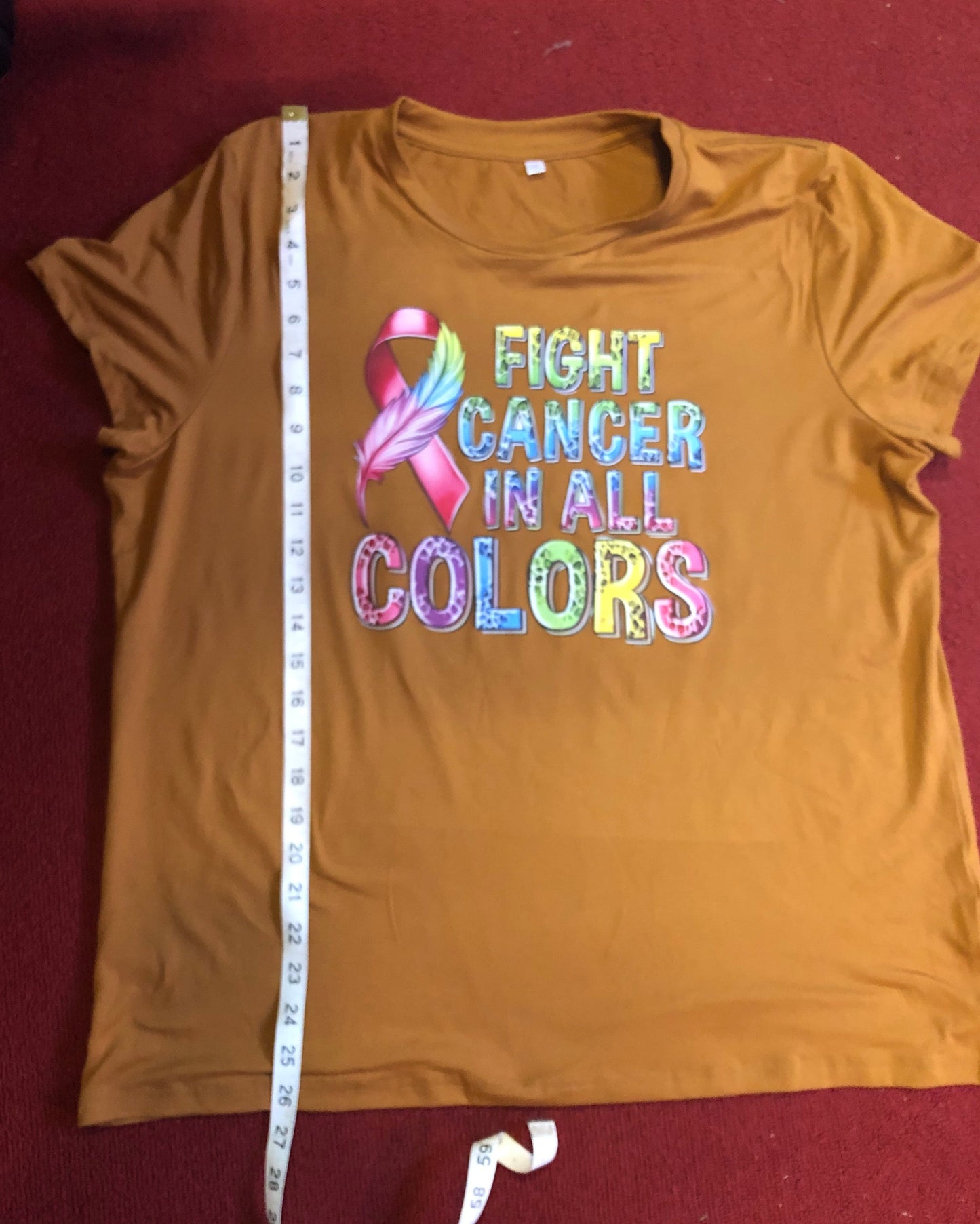 Woman T-Shirts It's October BCA Month Support With Awareness "New Arrival" (Blk Sold Out)