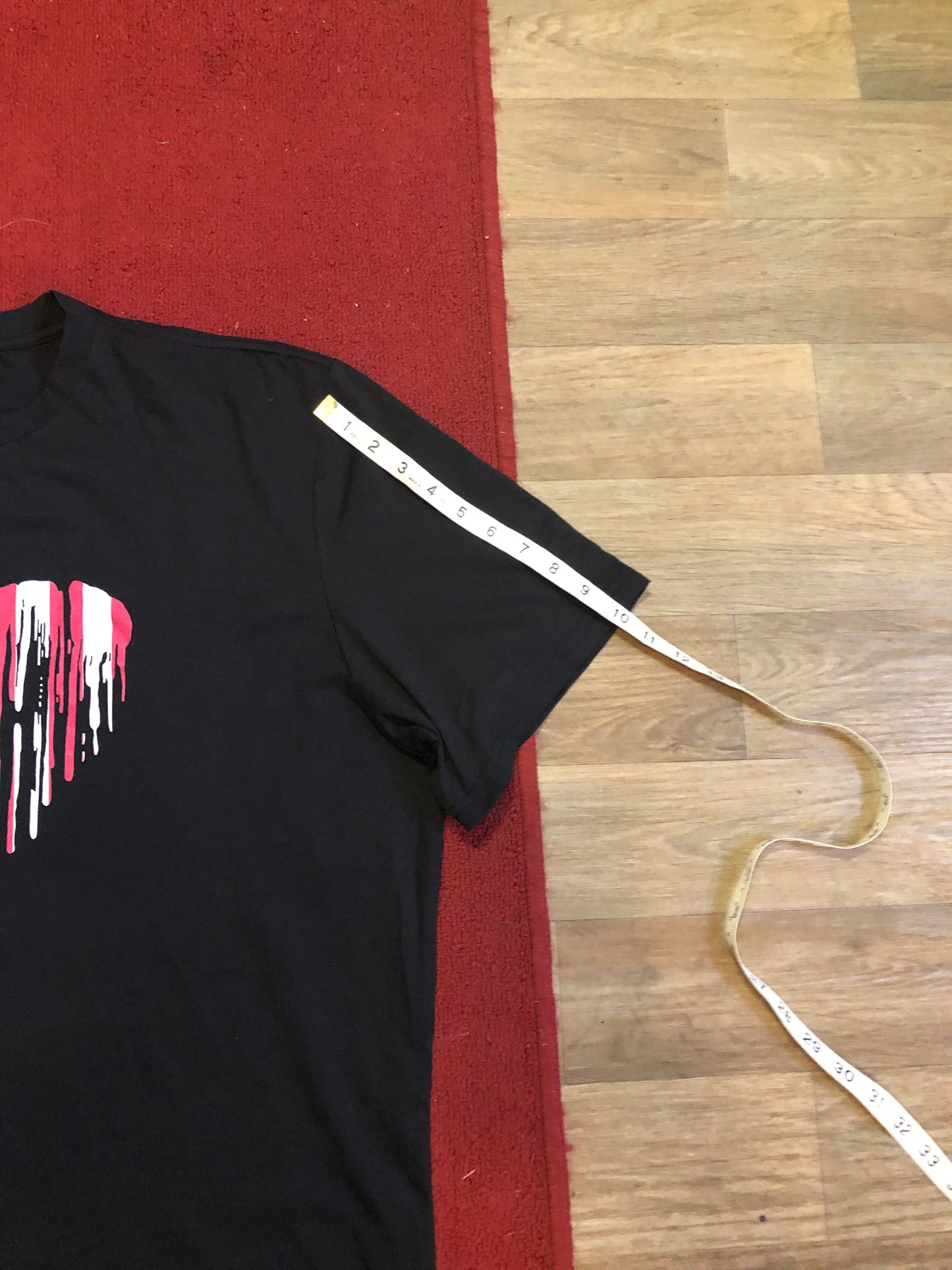 Plus Size 4XL Pink Heart Graphic Print T Shirt For Men, Summer Trendy Short-sleeve T Shirt (SOLD OUT) Tees Tops For Males, Men "New Arrival"