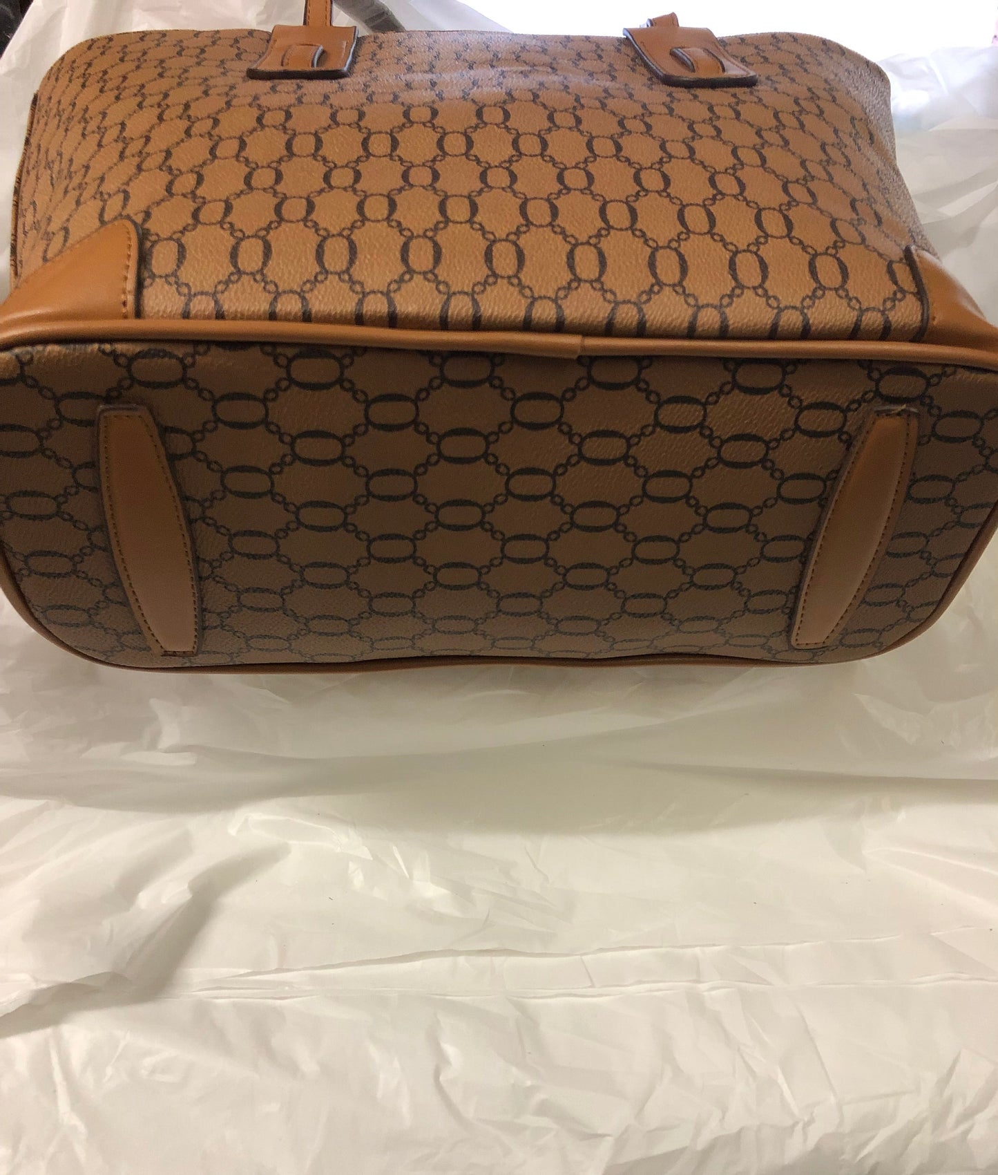 Woman 3 In 1 Big Leather Tote Bag With Crossbody "New Arrival" Color Brown (SOLD 0UT)